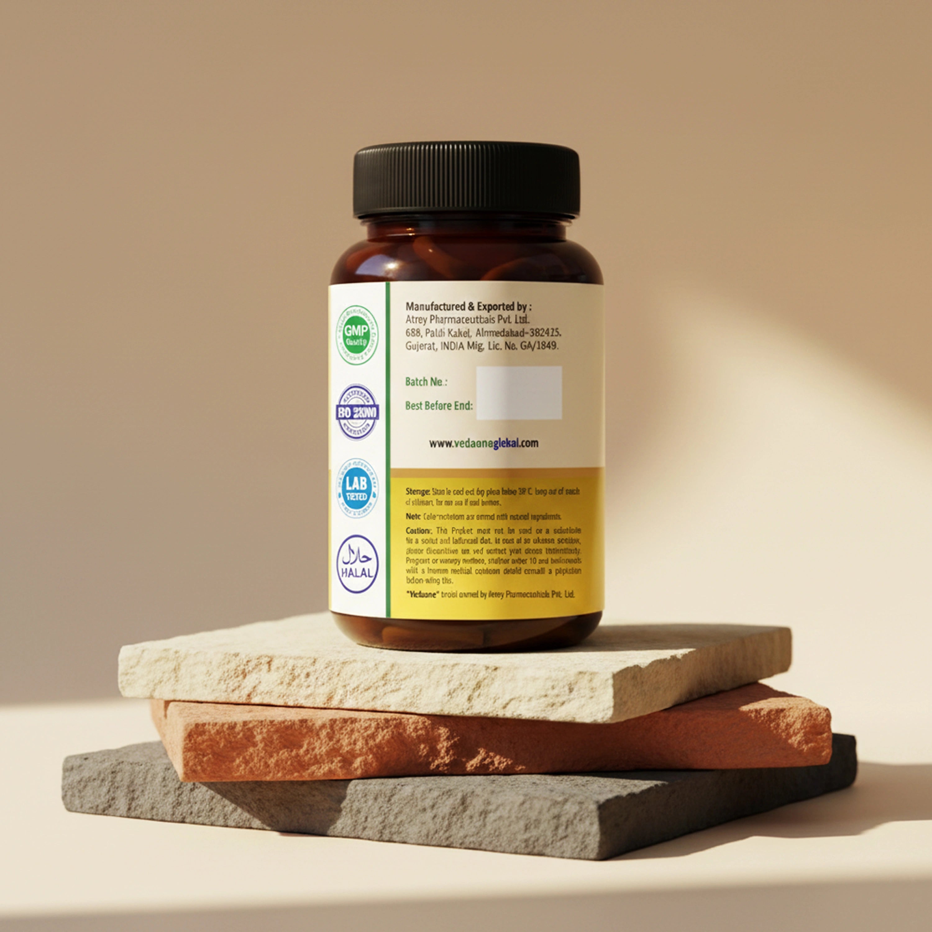 Vedaone Aloe Vera 60 Caplets | Natural Digestive, Detox & Skin Wellness Support