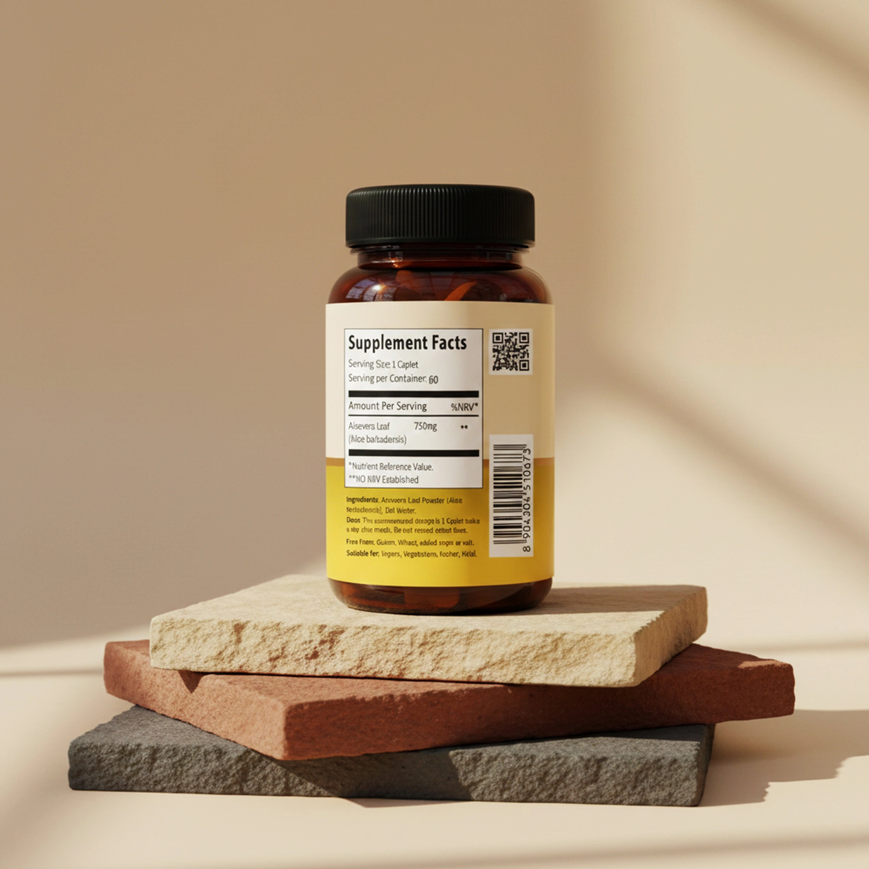 Vedaone Aloe Vera 60 Caplets | Natural Digestive, Detox & Skin Wellness Support