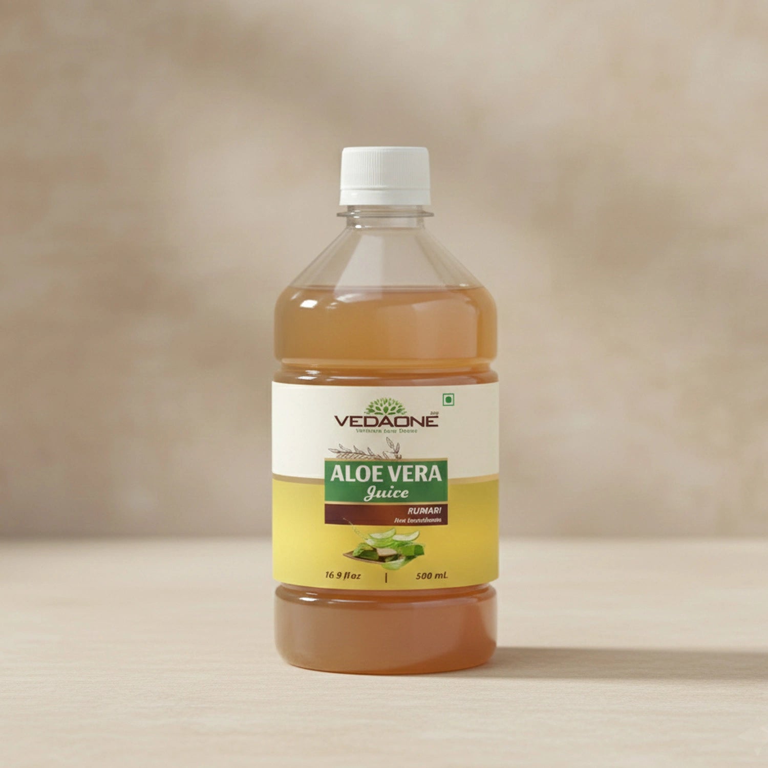 Vedaone Aloe Vera Juice with Lemon 500 ml | Refreshing Herbal Juice for Daily Digestive & Wellness Support