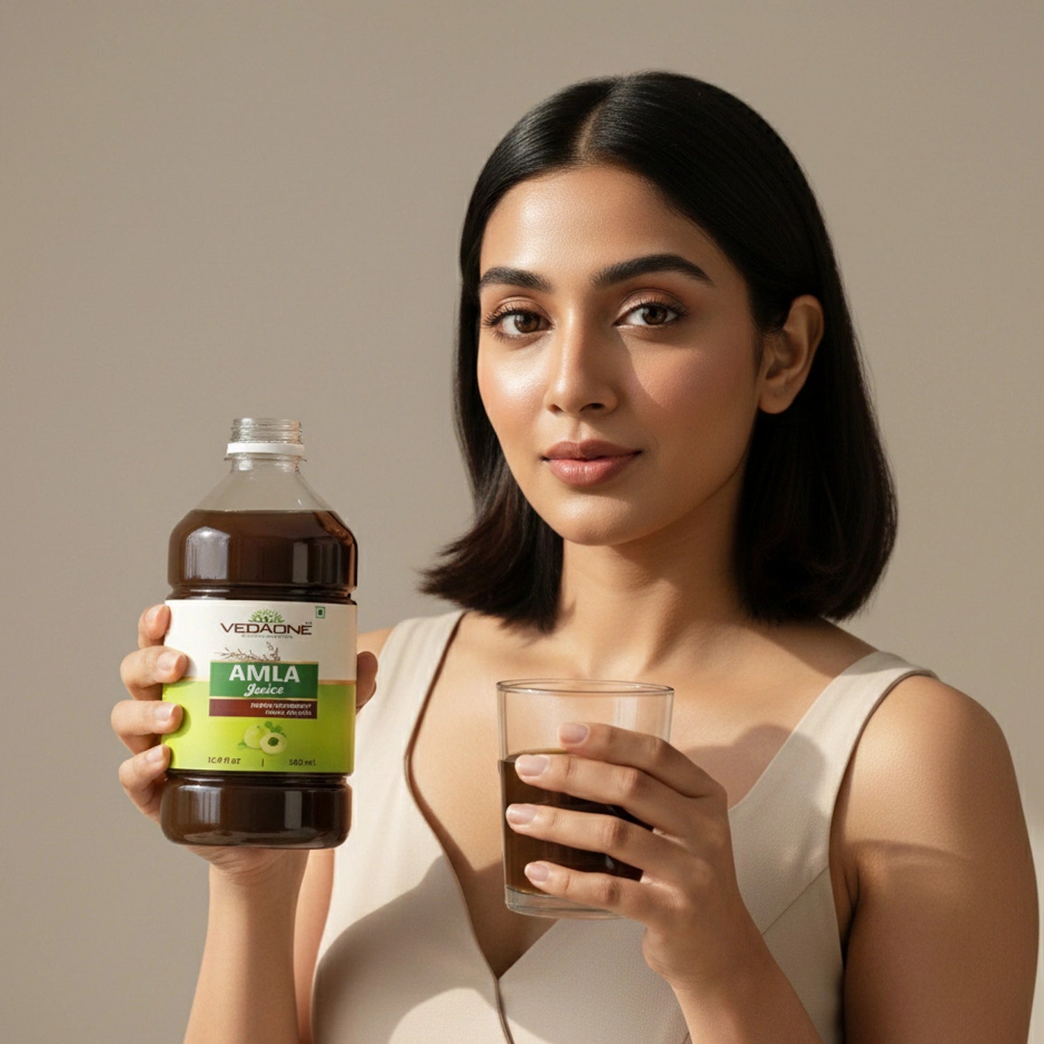 Vedaone Amla Juice with Lemon 500 ml | Herbal Juice with Amla for Daily Wellness & Vitality
