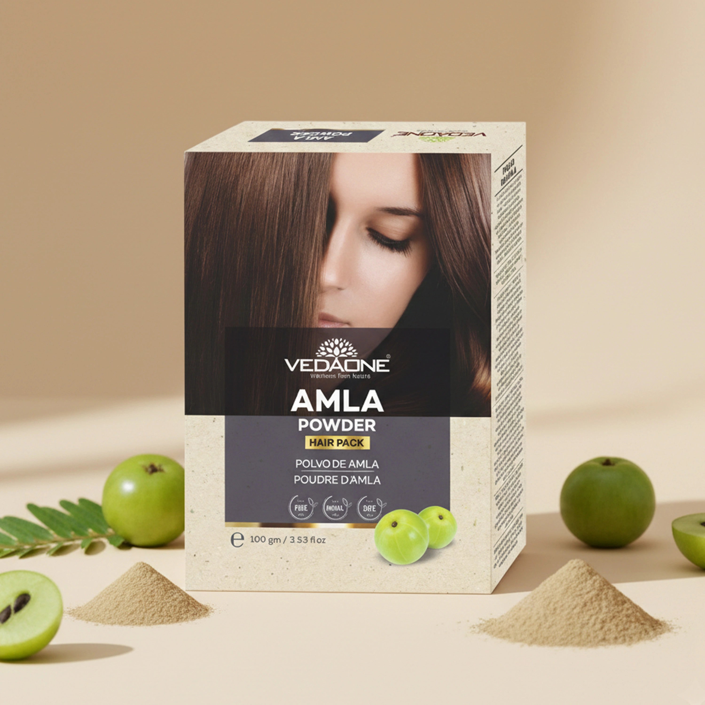 Vedaone Amla Powder Hair Pack – 100 g | Natural Hair Care & Scalp Refresh Formula