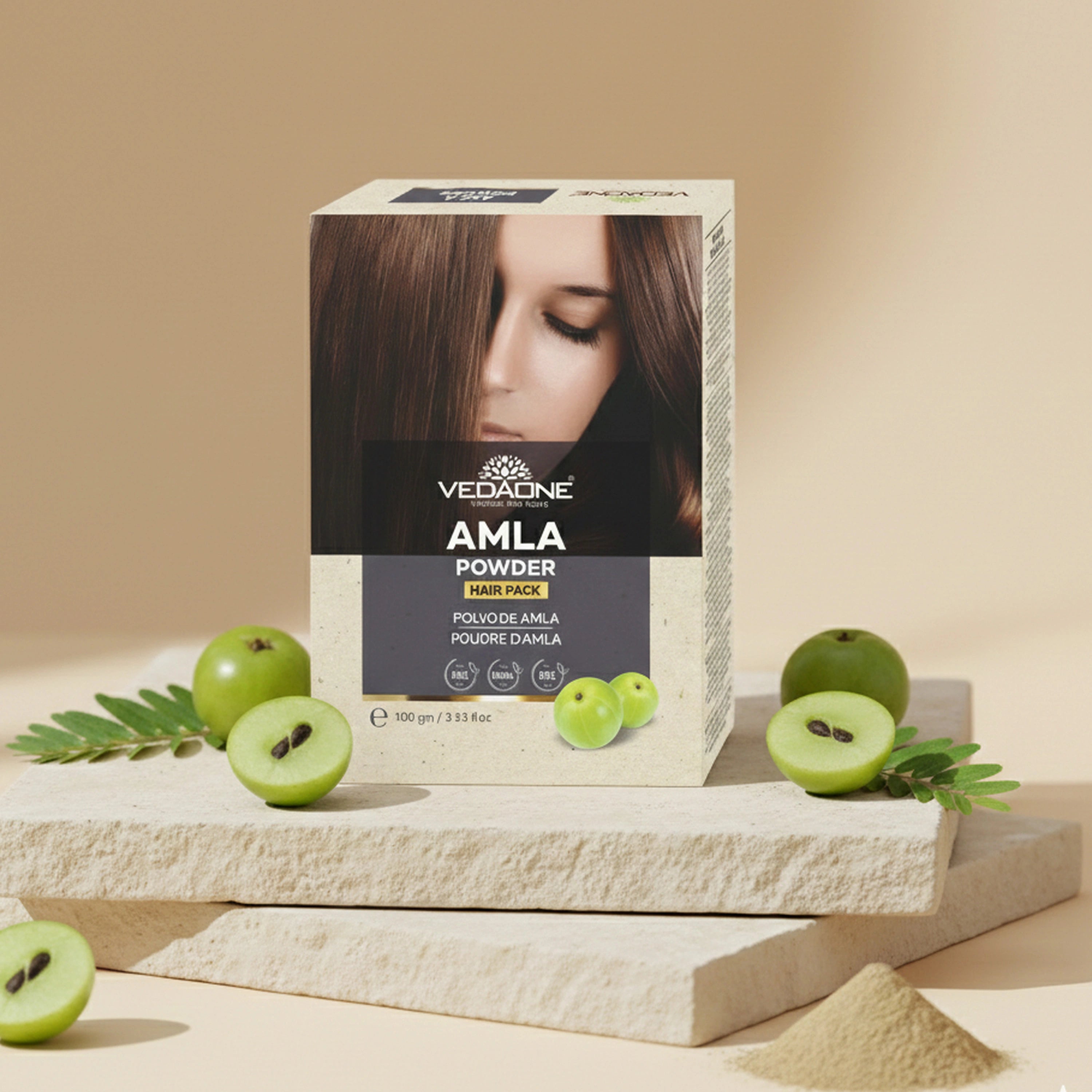 Vedaone Amla Powder Hair Pack – 100 g | Natural Hair Care & Scalp Refresh Formula
