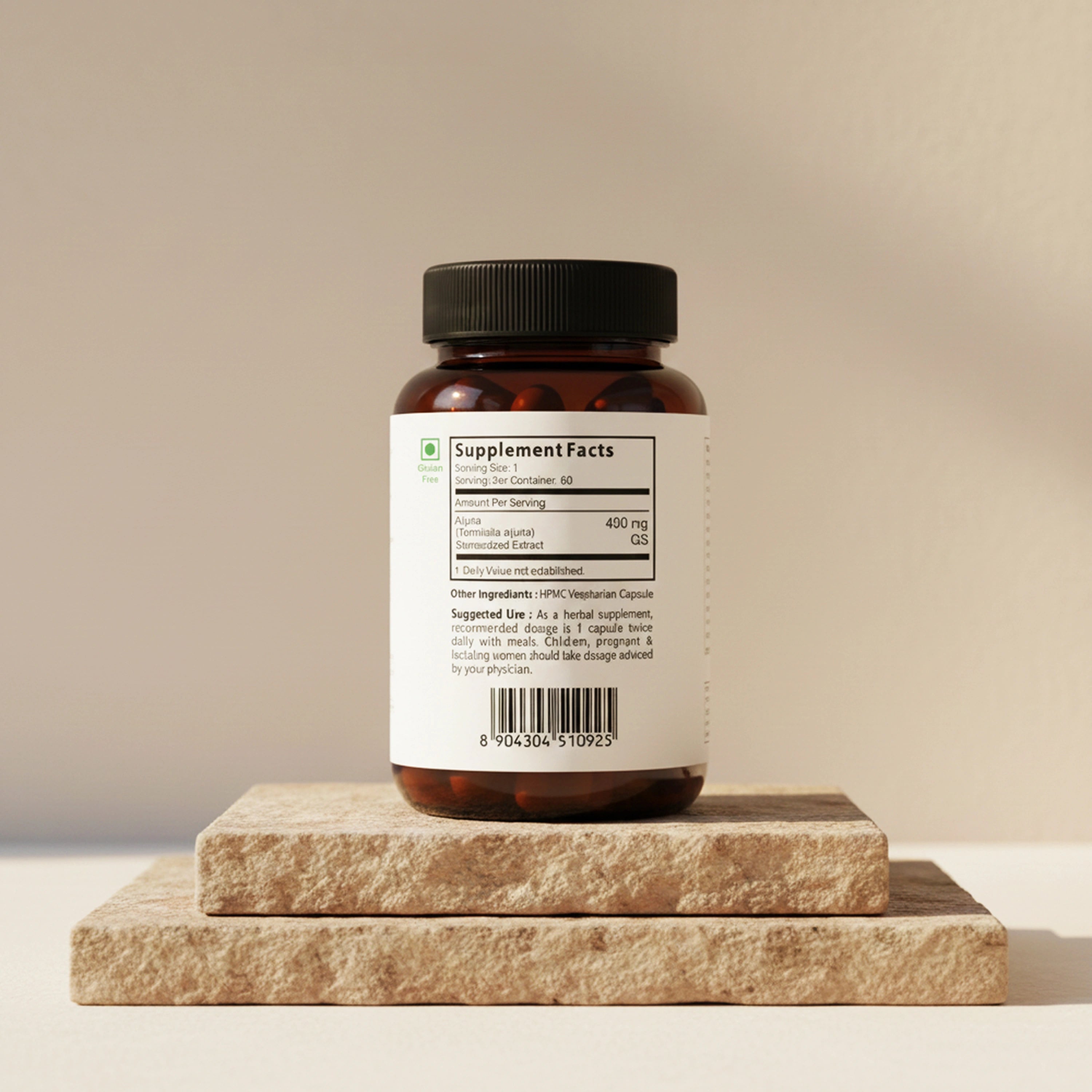 Vedaone Arjuna Capsules 60 Capsules | Terminalia arjuna for Heart, Circulatory & Cardiac Wellness Support