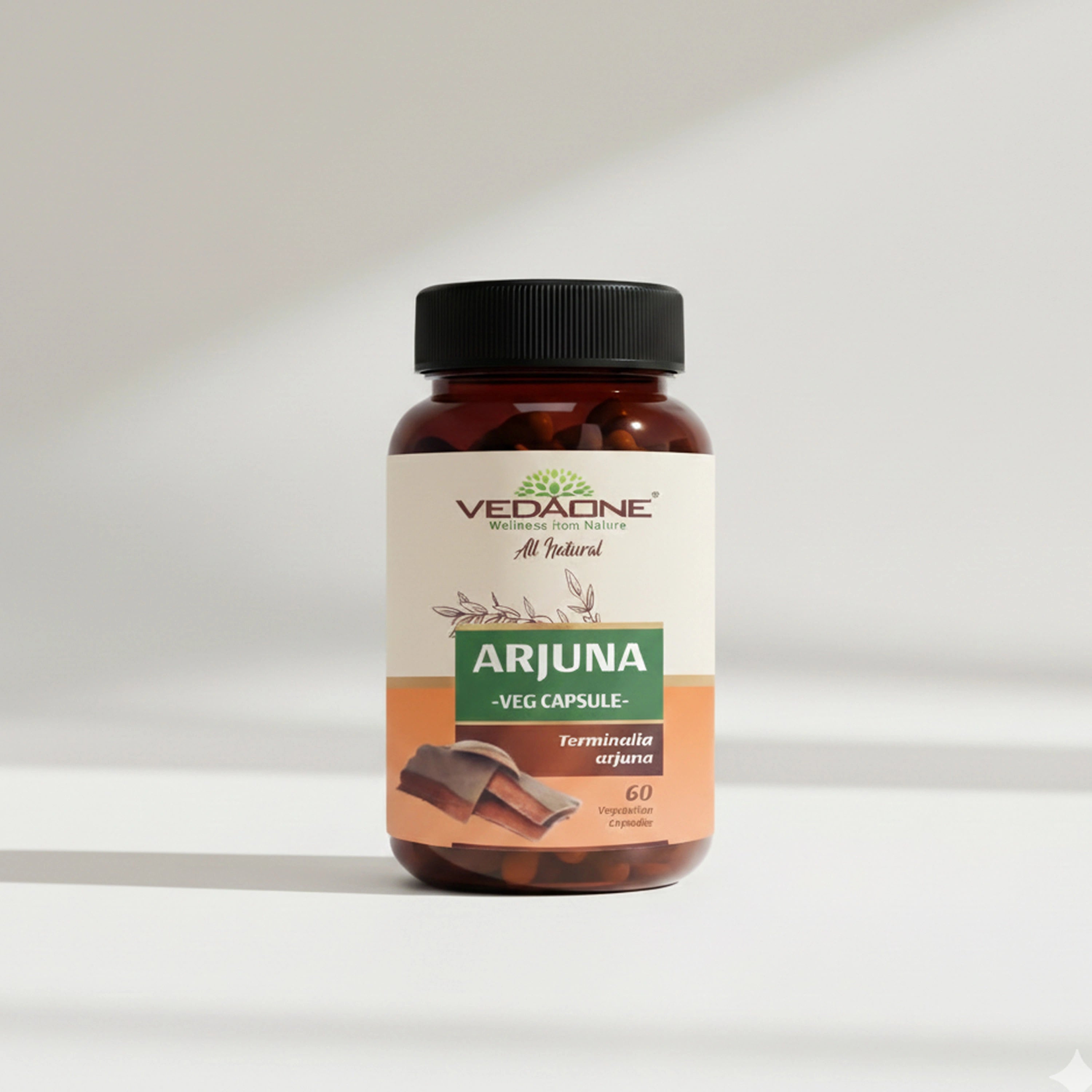 Vedaone Arjuna Capsules – 60 Capsules | Terminalia Arjuna for Daily Wellness