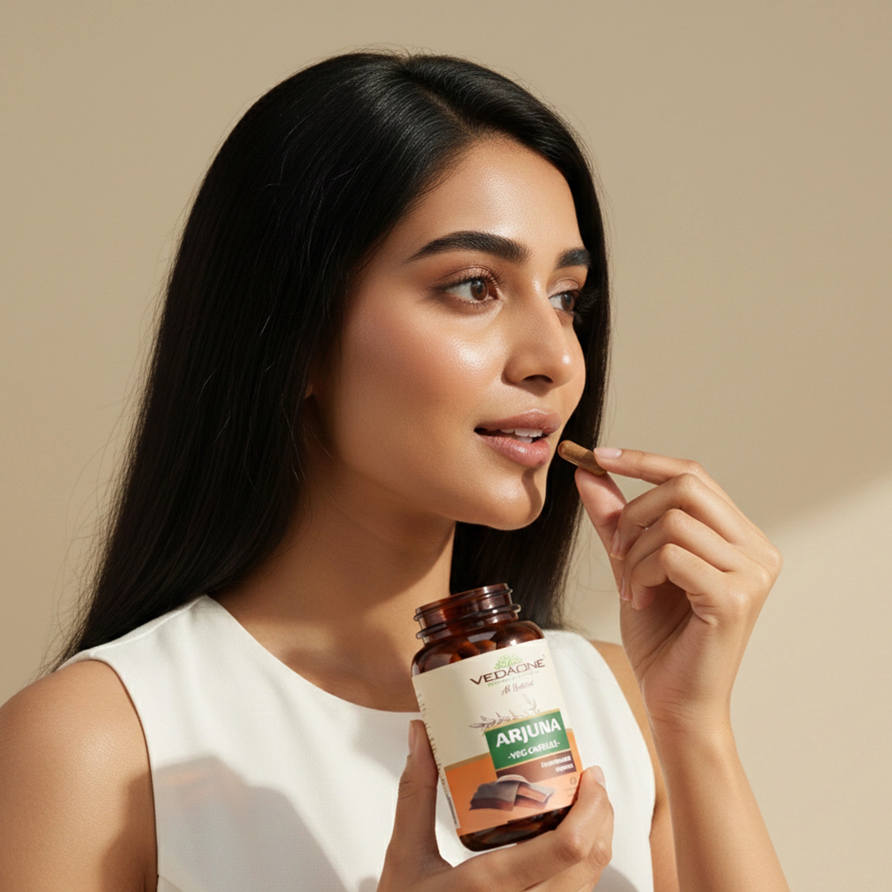Vedaone Arjuna Capsules – 60 Capsules | Terminalia Arjuna for Daily Wellness