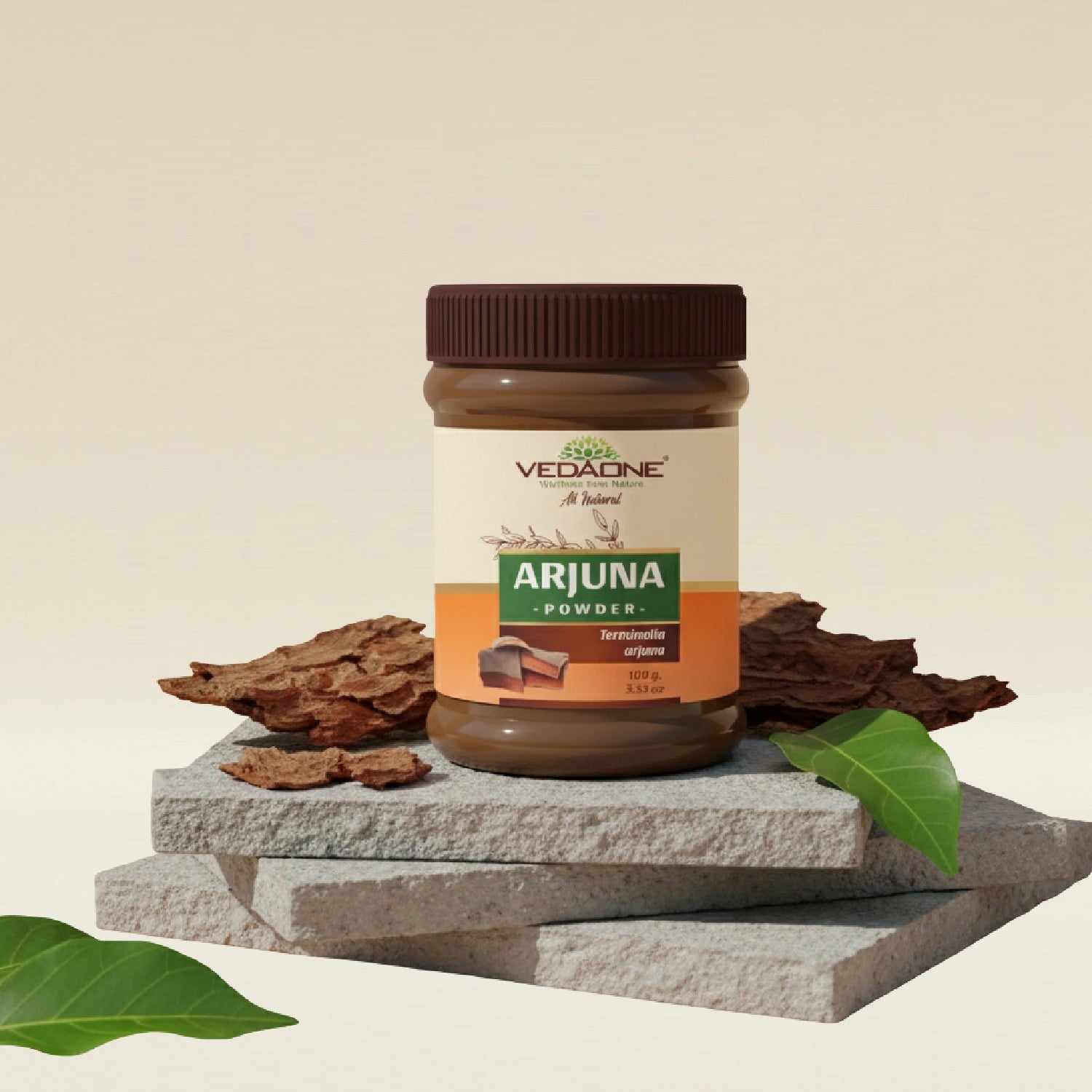 Vedaone Arjuna Powder 100 g | Pure Terminalia arjuna for Heart & Vitality Support