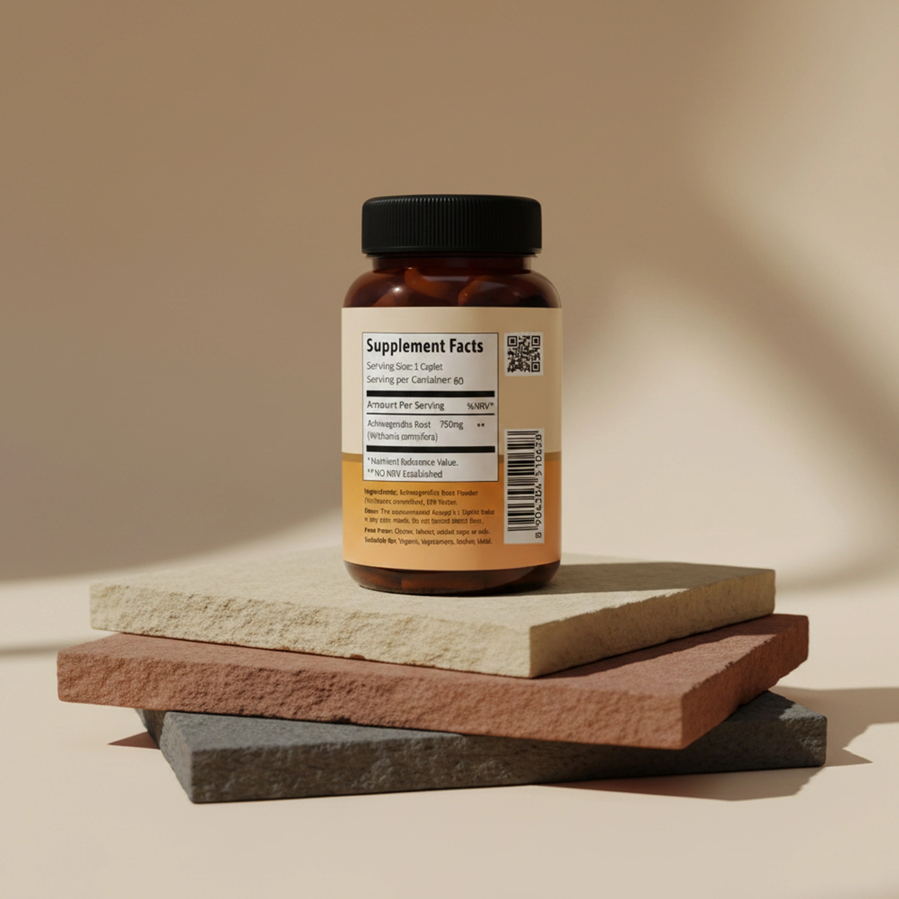 Vedaone Ashwagandha 60 Caplets | Herbal Support for Stress, Energy & Vitality