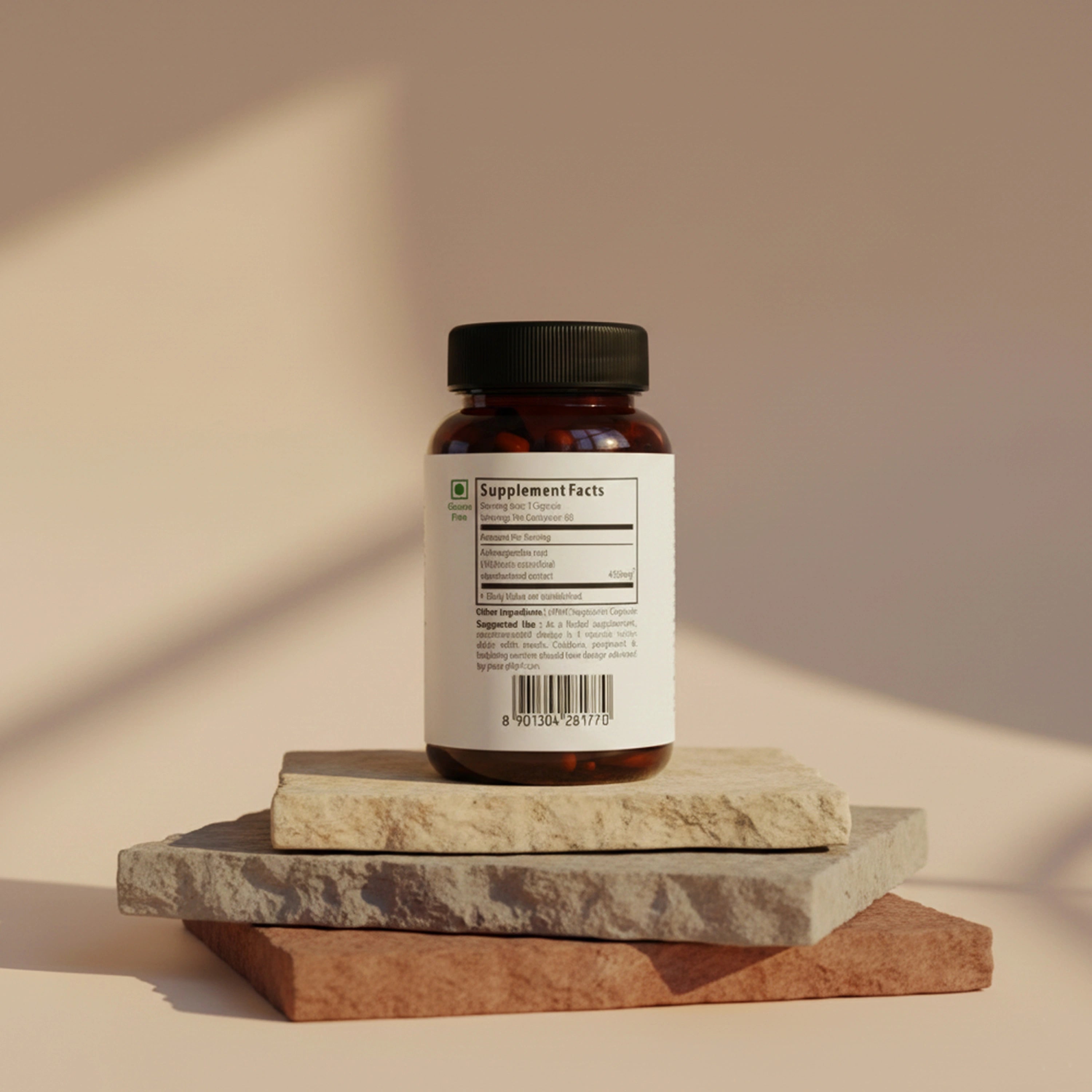 Vedaone Ashwagandha Capsules 60 Capsules | Withania somnifera for Stress Balance, Energy & Vitality