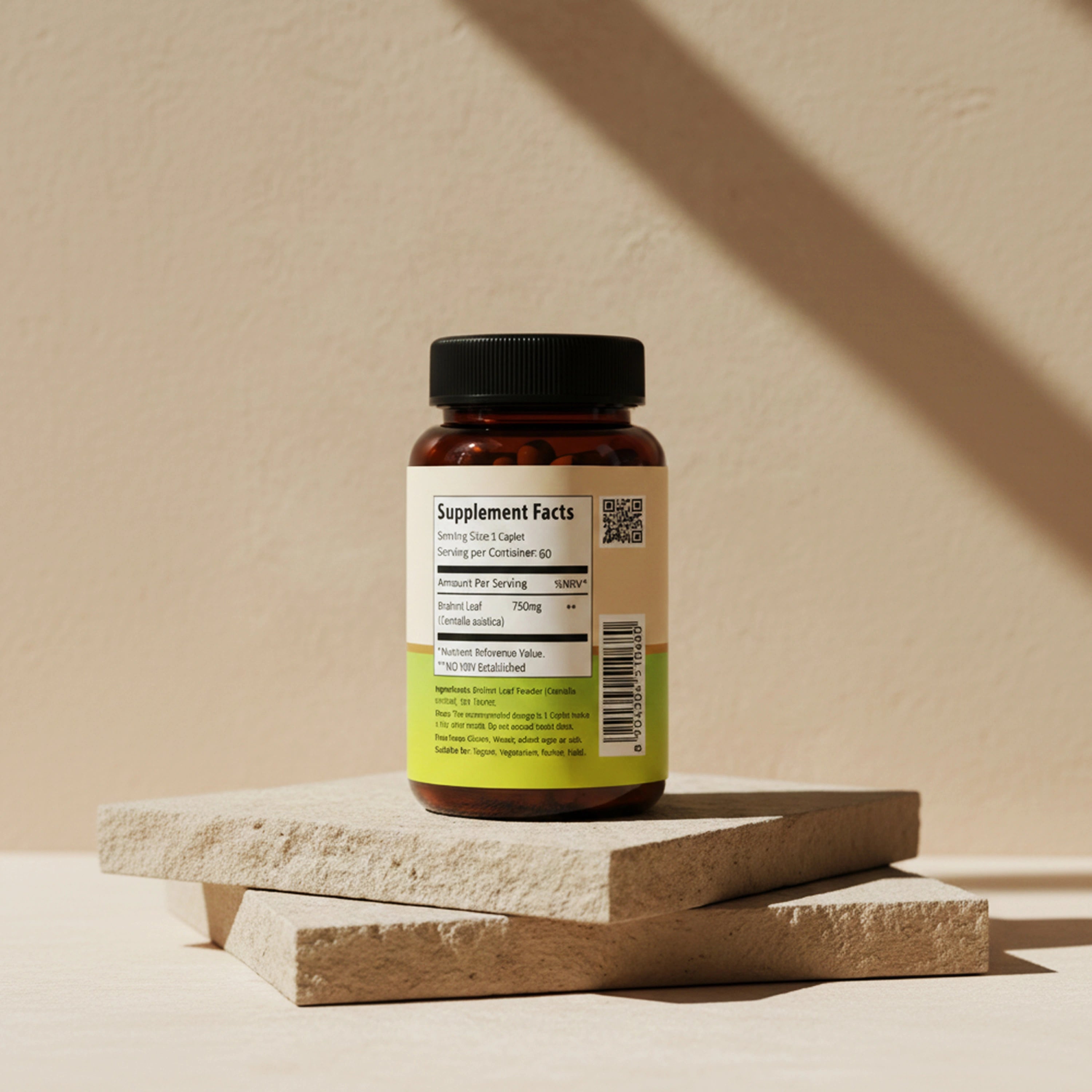 Vedaone Brahmi 60 Caplets | Herbal Support for Memory, Focus & Mental Clarity