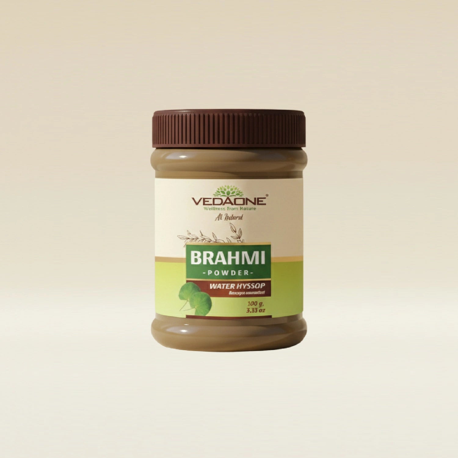 Vedaone Brahmi Powder 100 g | Pure Bacopa monnieri for Cognitive & Mental Wellness Support