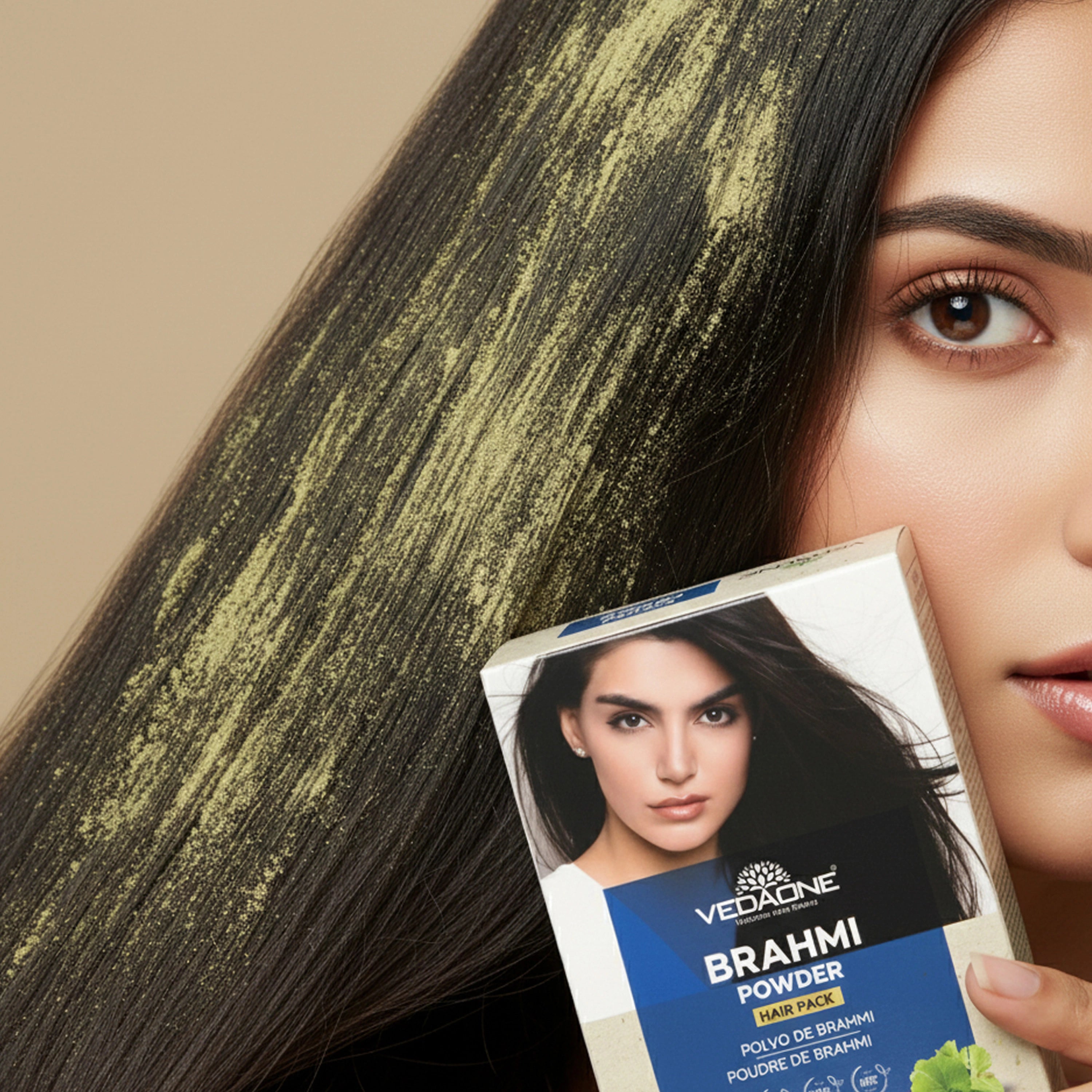 Vedaone Brahmi Powder Hair Pack – 100 g | Natural Hair Nourishing & Scalp Care Formula