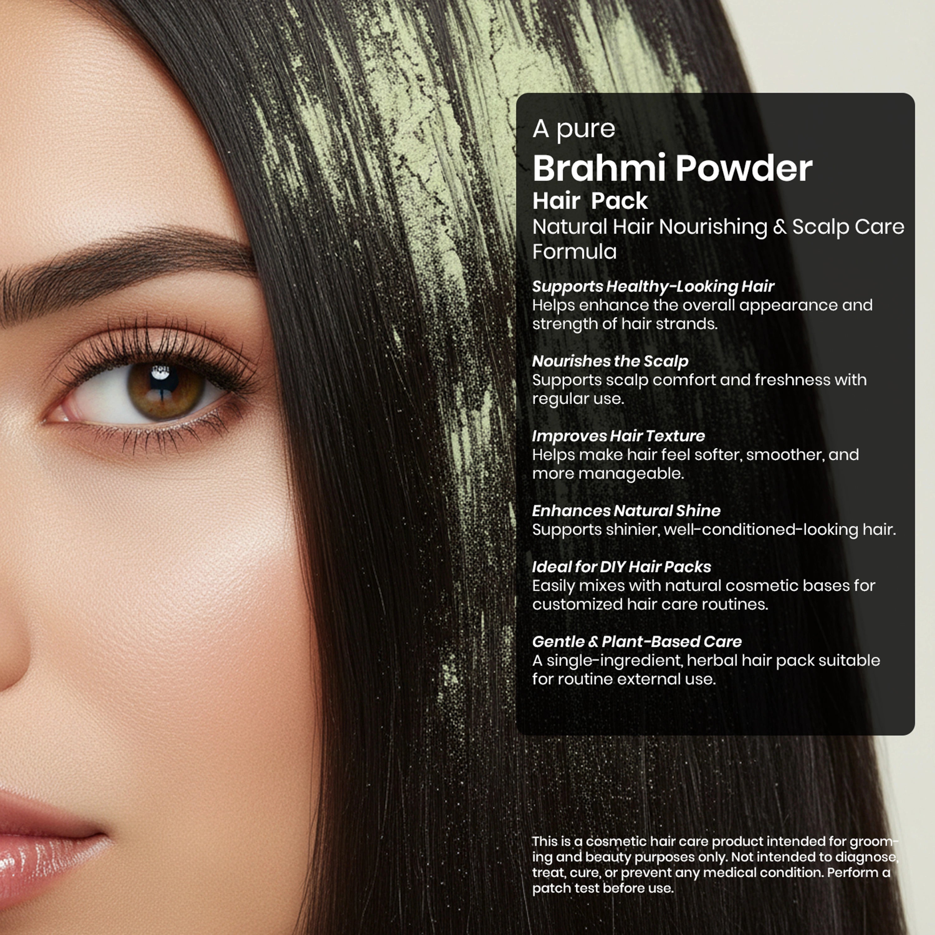 Vedaone Brahmi Powder Hair Pack – 100 g | Natural Hair Nourishing & Scalp Care Formula