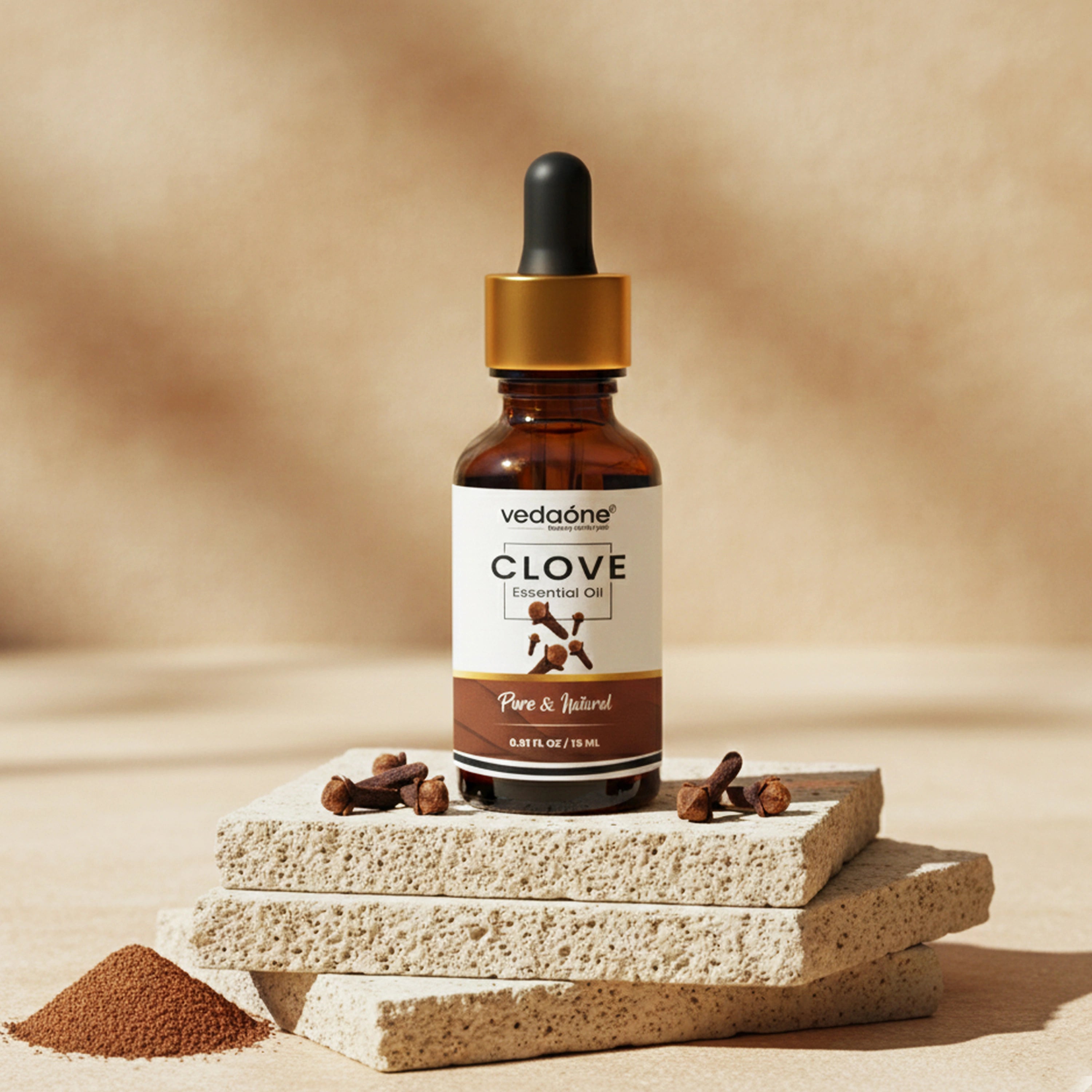 Vedaone Clove Essential Oil – 15 ml (Pure Clove Oil)