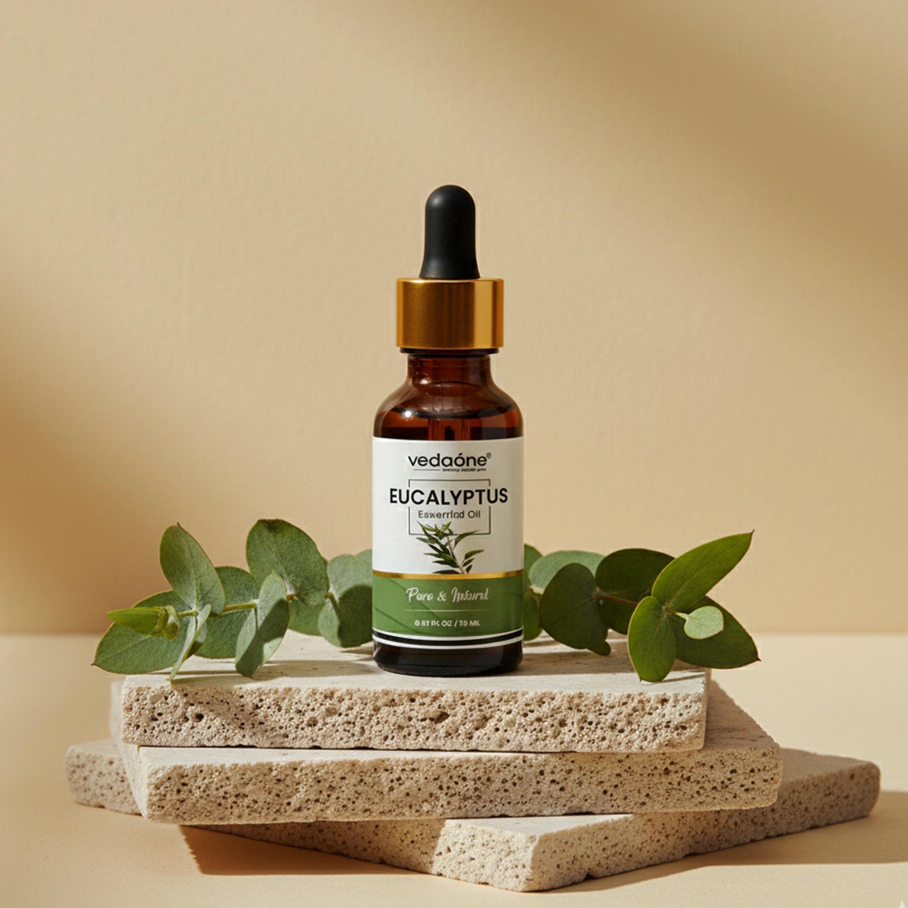 Vedaone Eucalyptus Essential Oil – 15 ml (Pure Eucalyptus Oil)