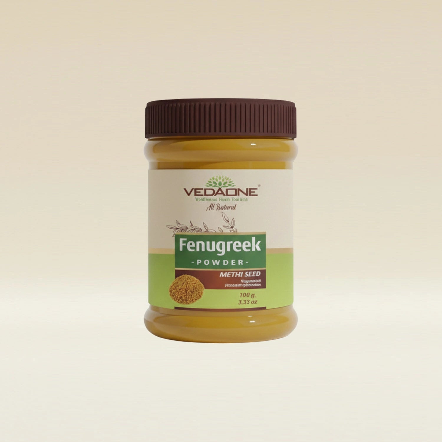 Vedaone Fenugreek (Methi) Powder 100 g | Pure Trigonella foenum-graecum for Daily Wellness