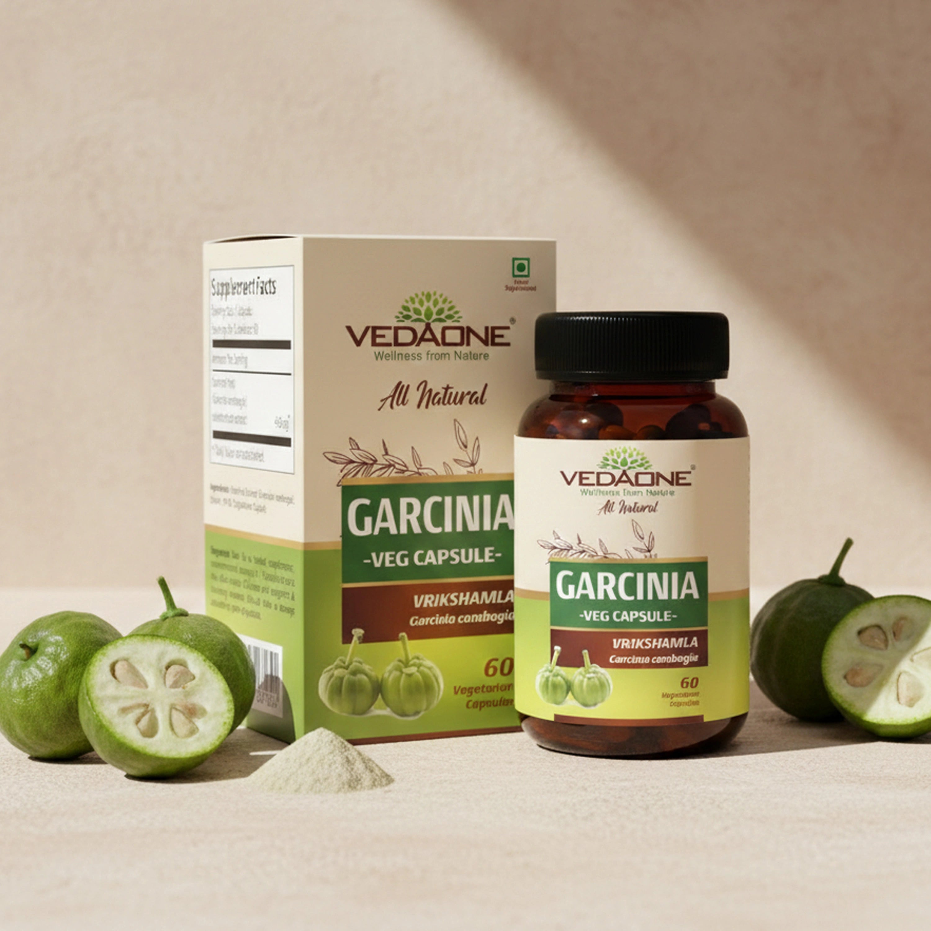 Vedaone Garcinia Capsules – 60 Capsules | Herbal Wellness & Lifestyle Balance Support