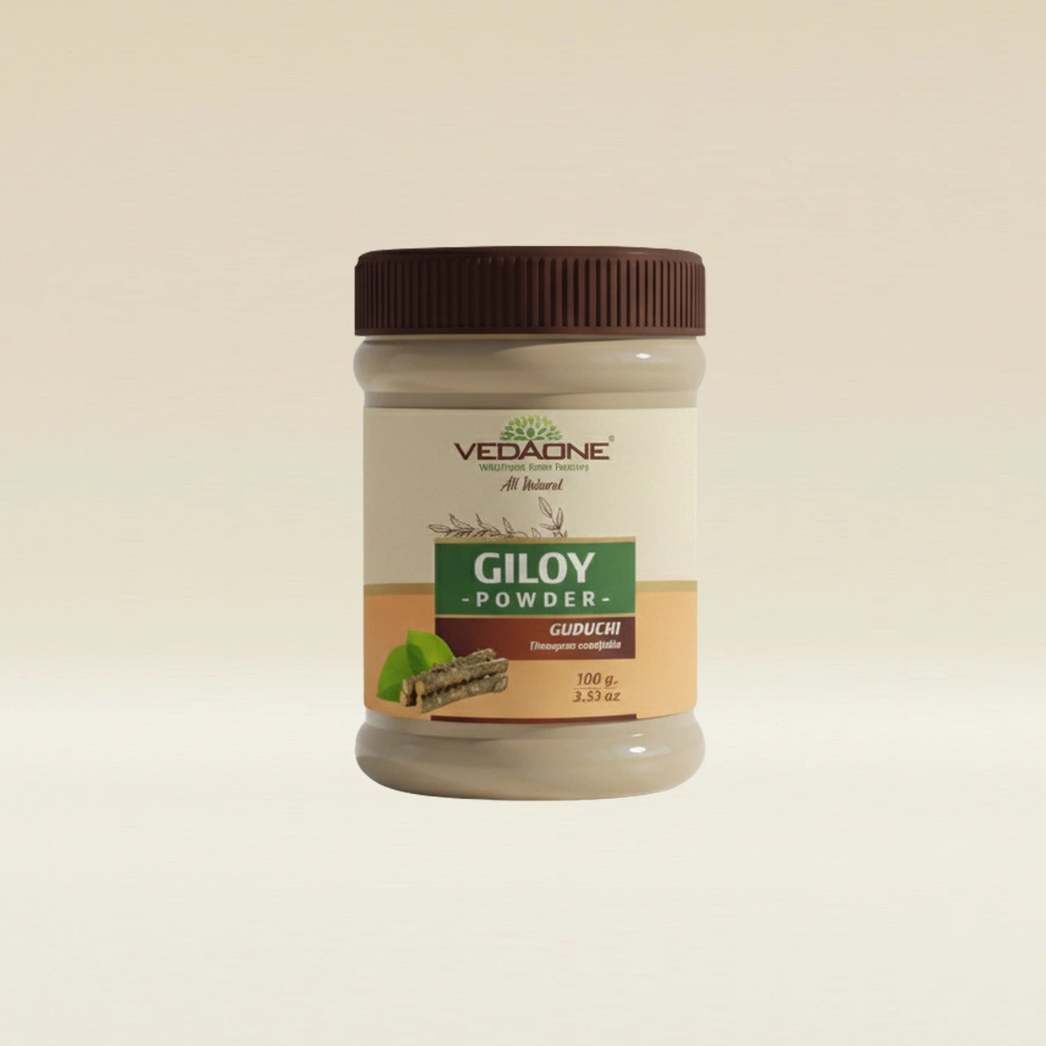 Vedaone Giloy Powder 100 g | Pure Tinospora cordifolia for Daily Herbal Wellness