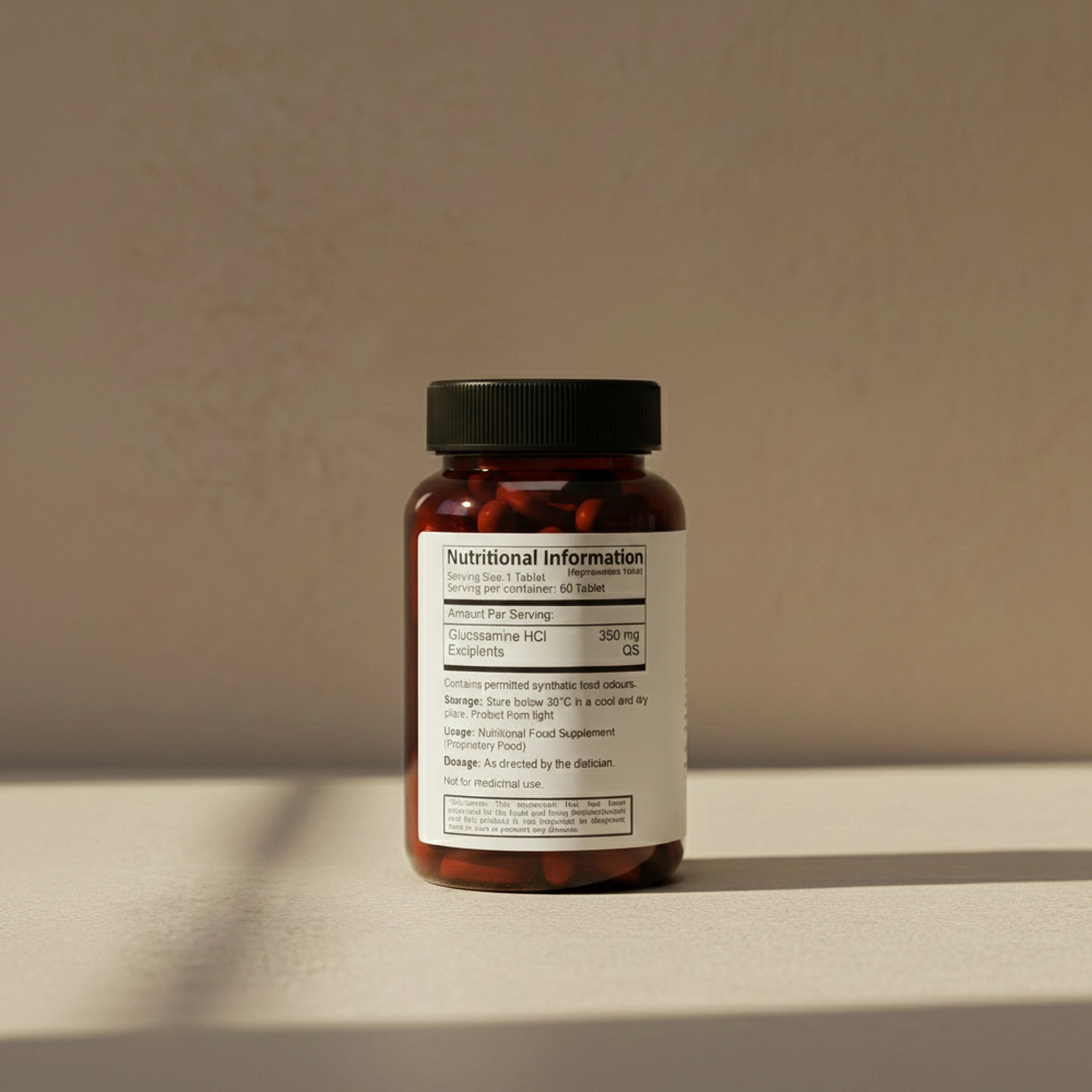 Vedaone Glucosamine Tablet 60 Tablets | Glucosamine HCl for Joint Mobility, Flexibility & Cartilage Support