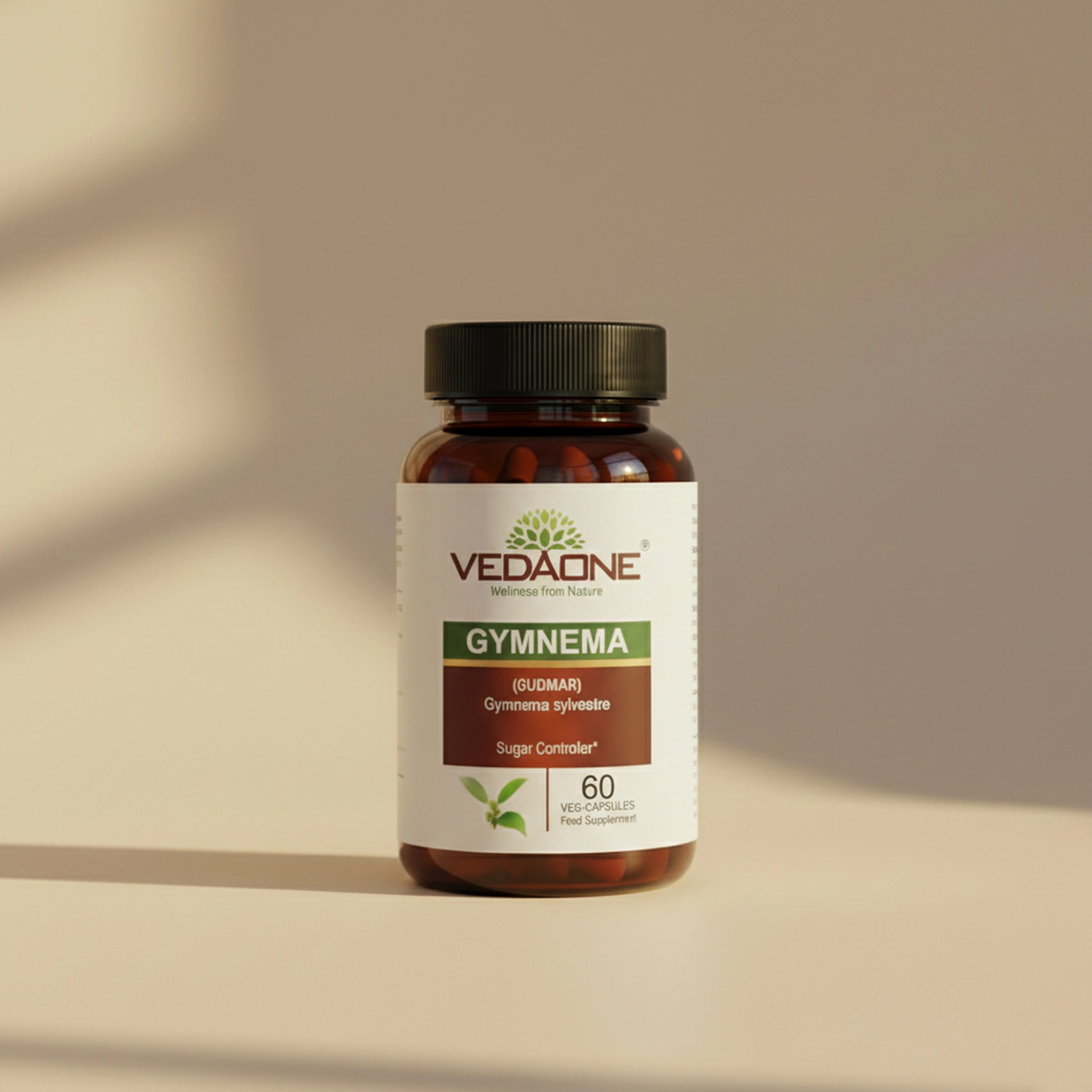 Vedaone Gymnema Capsules 60 Capsules | Gymnema sylvestre for Sugar Balance & Metabolic Wellness