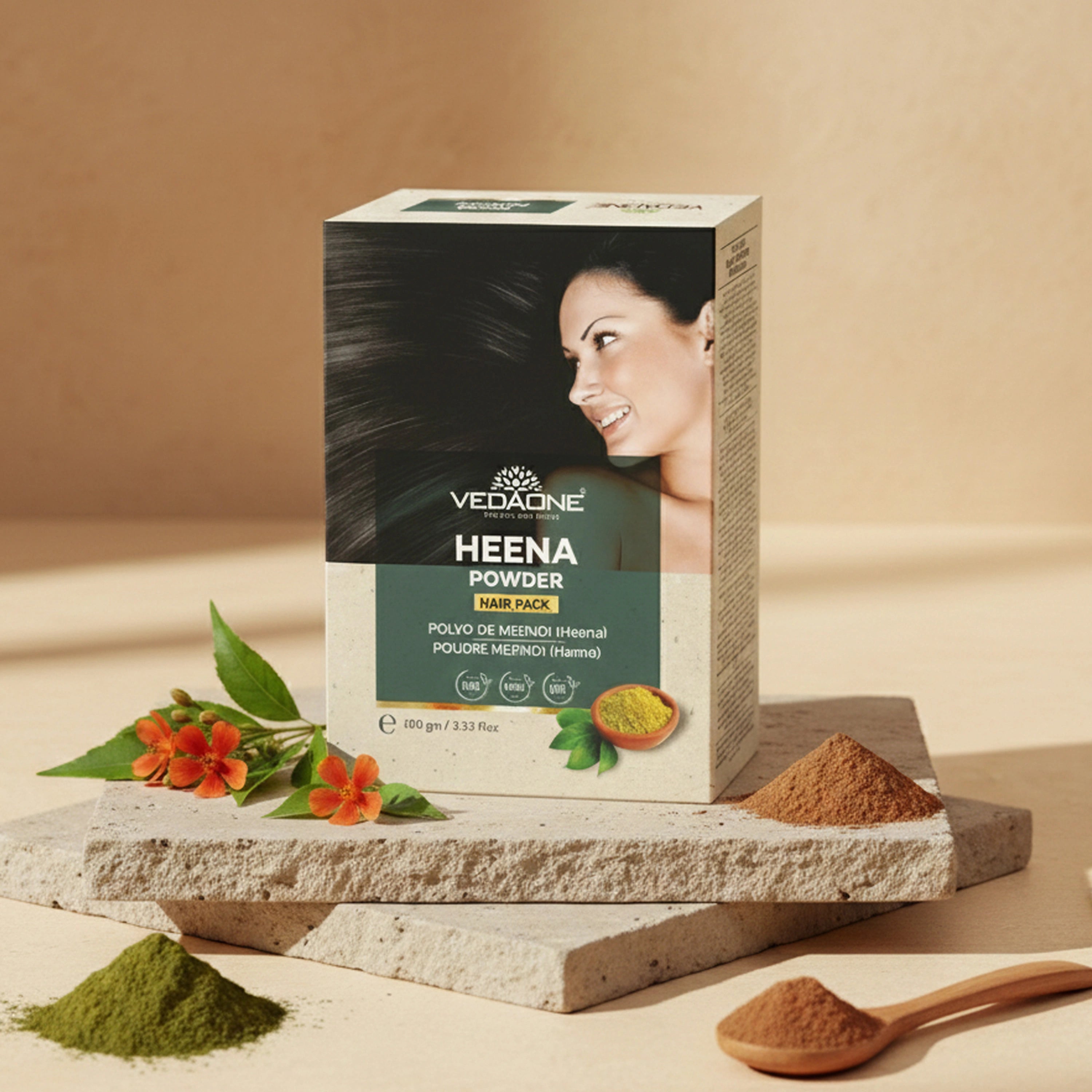 Vedaone Heena Powder Hair Pack – 100 g | Natural Conditioning & Hair Care Support