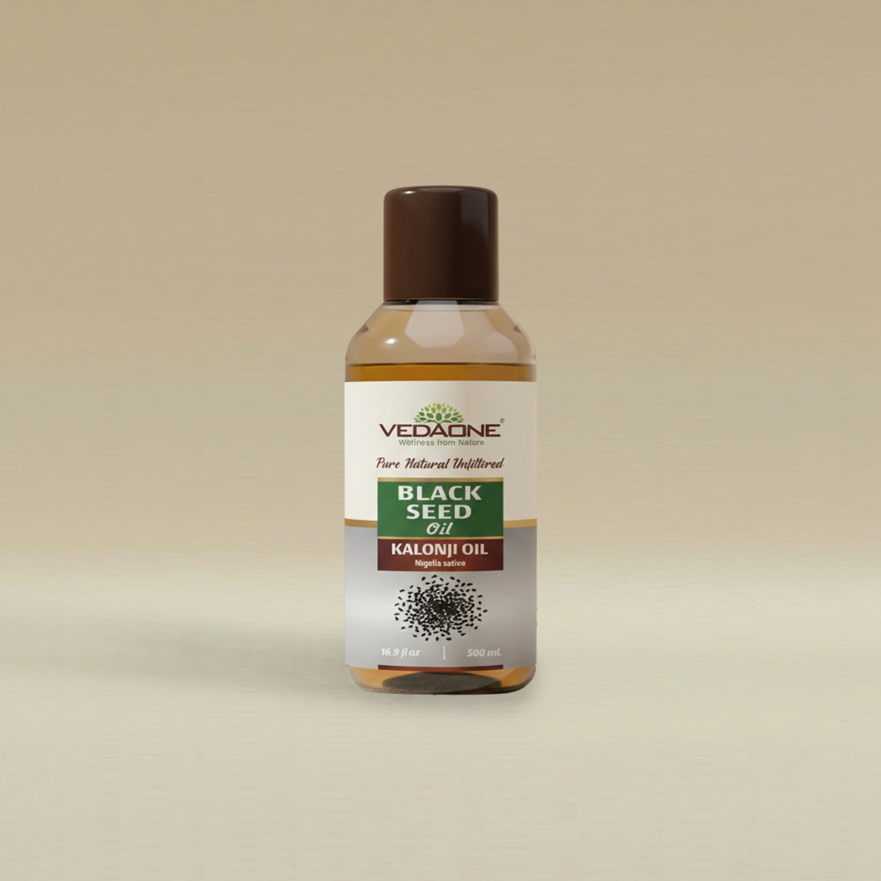Vedaone Black Seed Oil (Kalonji Oil) 100 ml | Cold-Pressed Nigella sativa for Daily Wellness