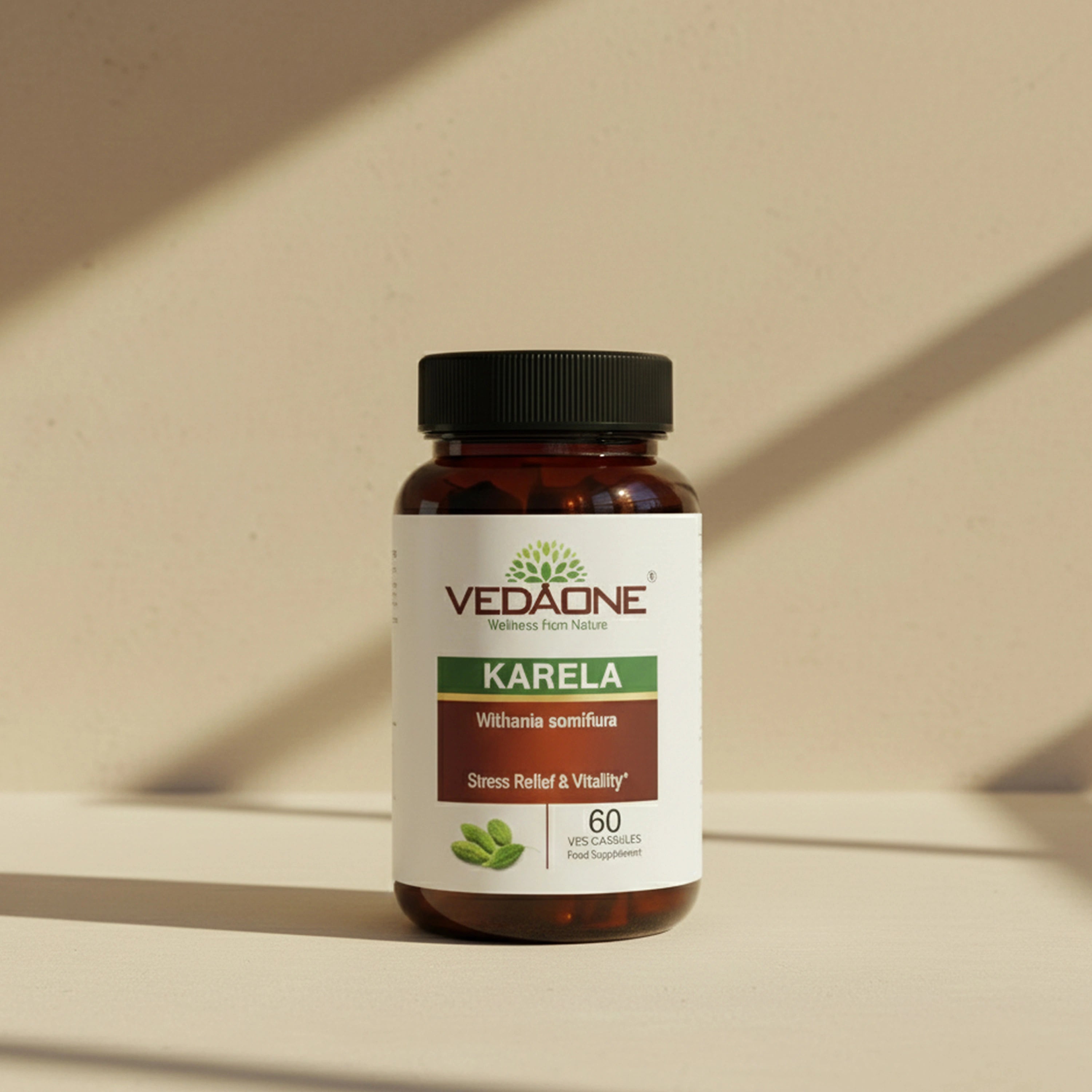 Vedaone Karela Capsules 60 Capsules | Bitter Melon (Momordica charantia) for Metabolic & Blood Sugar Support