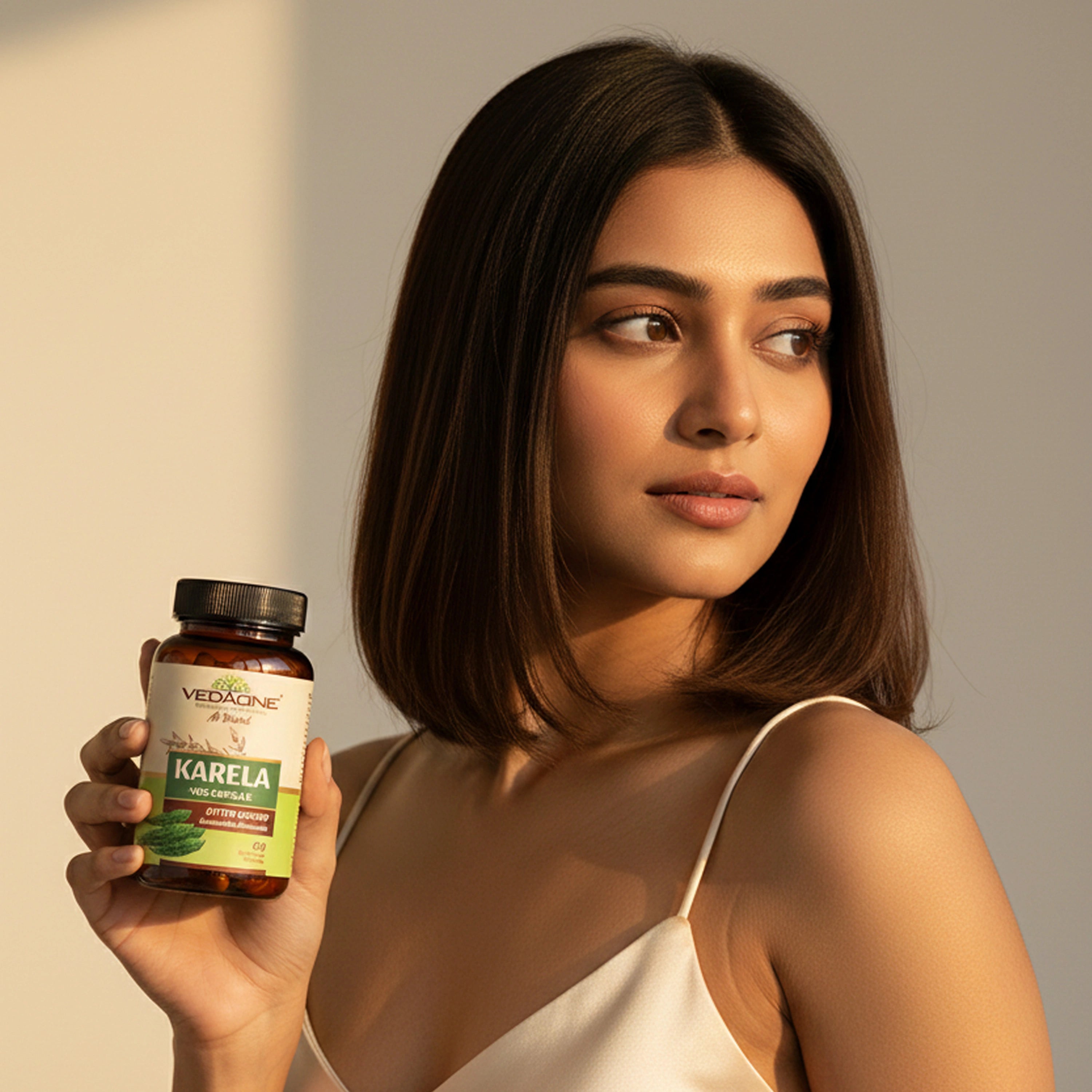 Vedaone Karela Capsules 60 Capsules – Herbal Bitter Melon (Karela) Supplement for Metabolic & Wellness Support