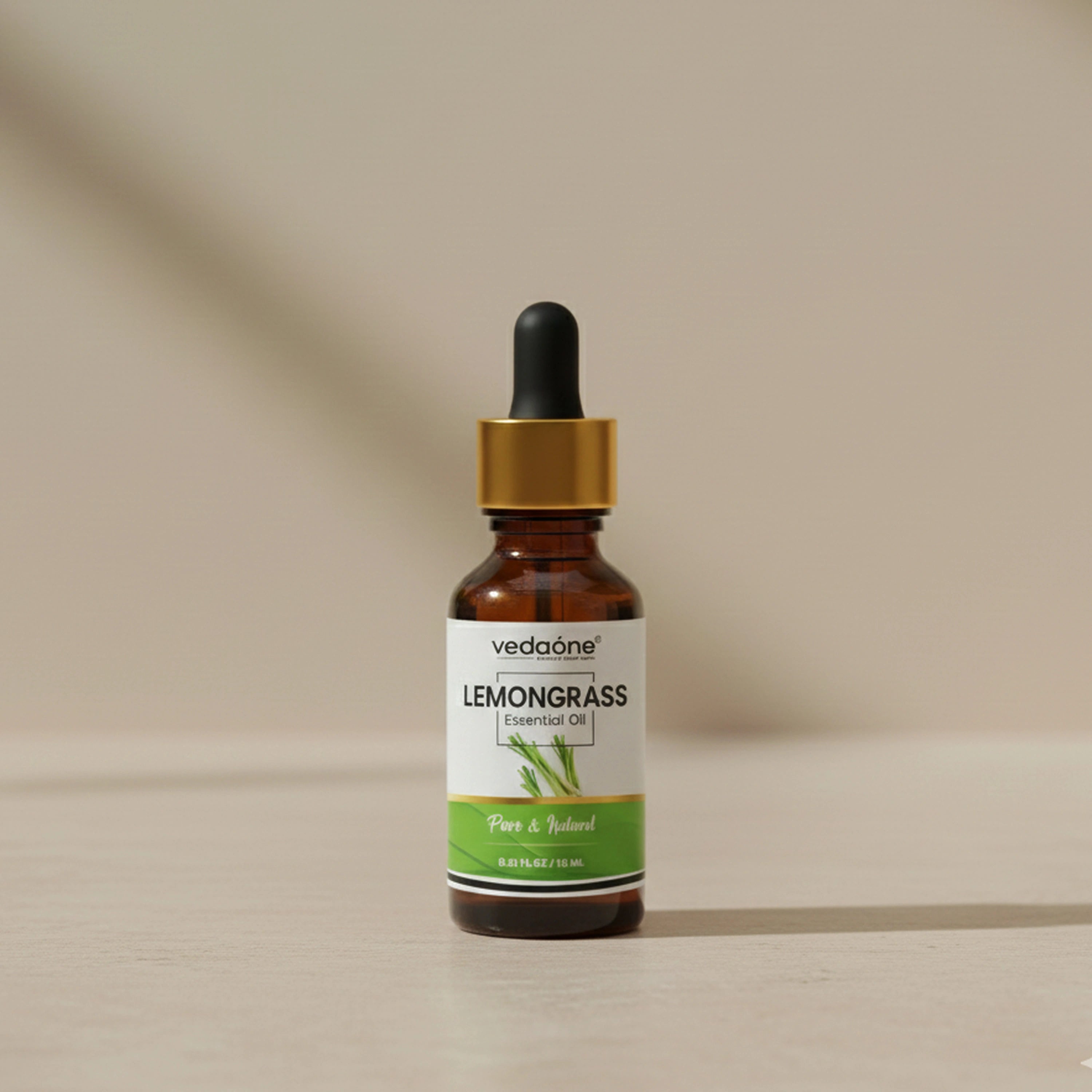 Vedaone Lemongrass Essential Oil 15 ml | Pure Botanical Aromatherapy Oil