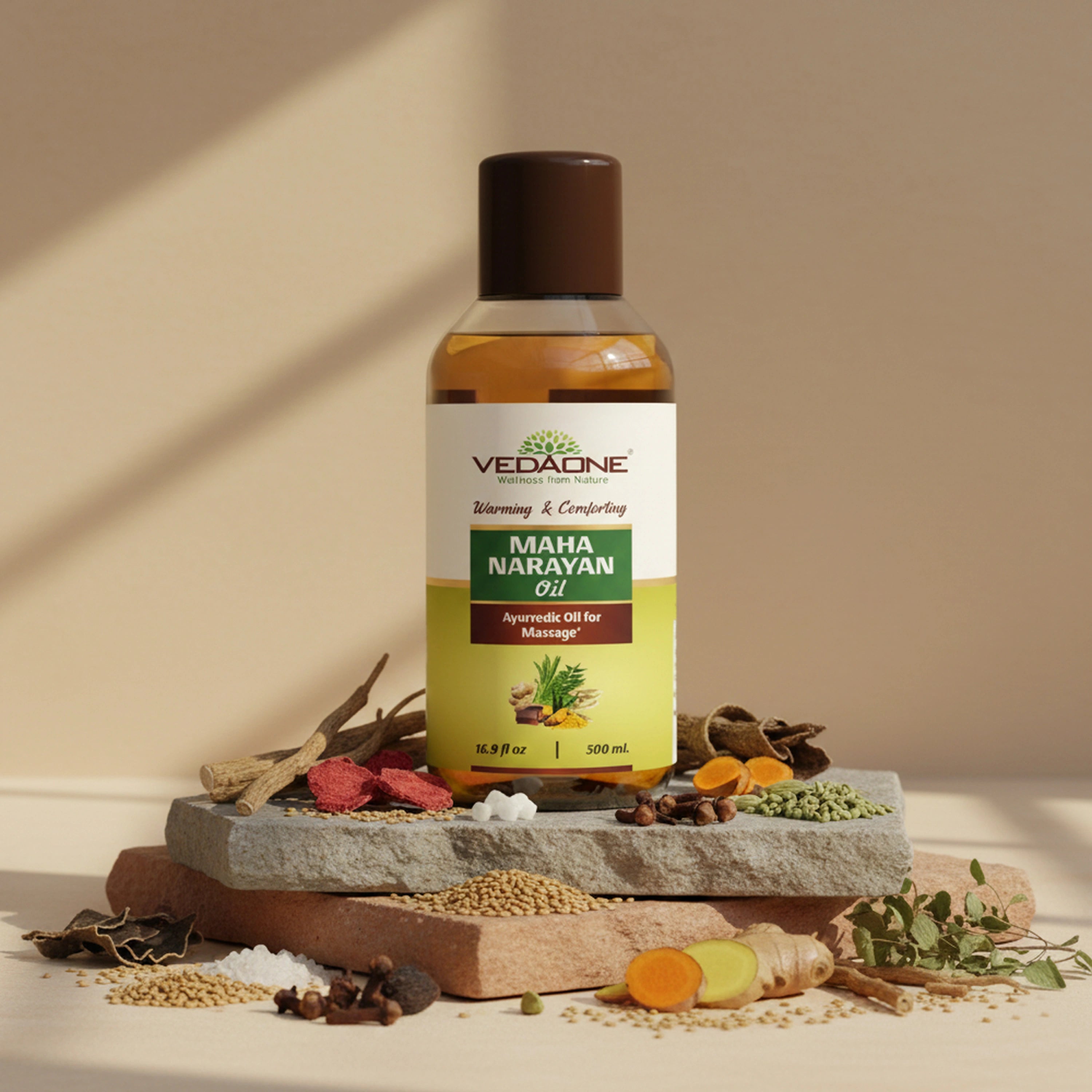 Vedaone Maha Narayana Oil 100 ml | Traditional Ayurvedic Massage Oil for Joint, Muscle & Mobility Wellness