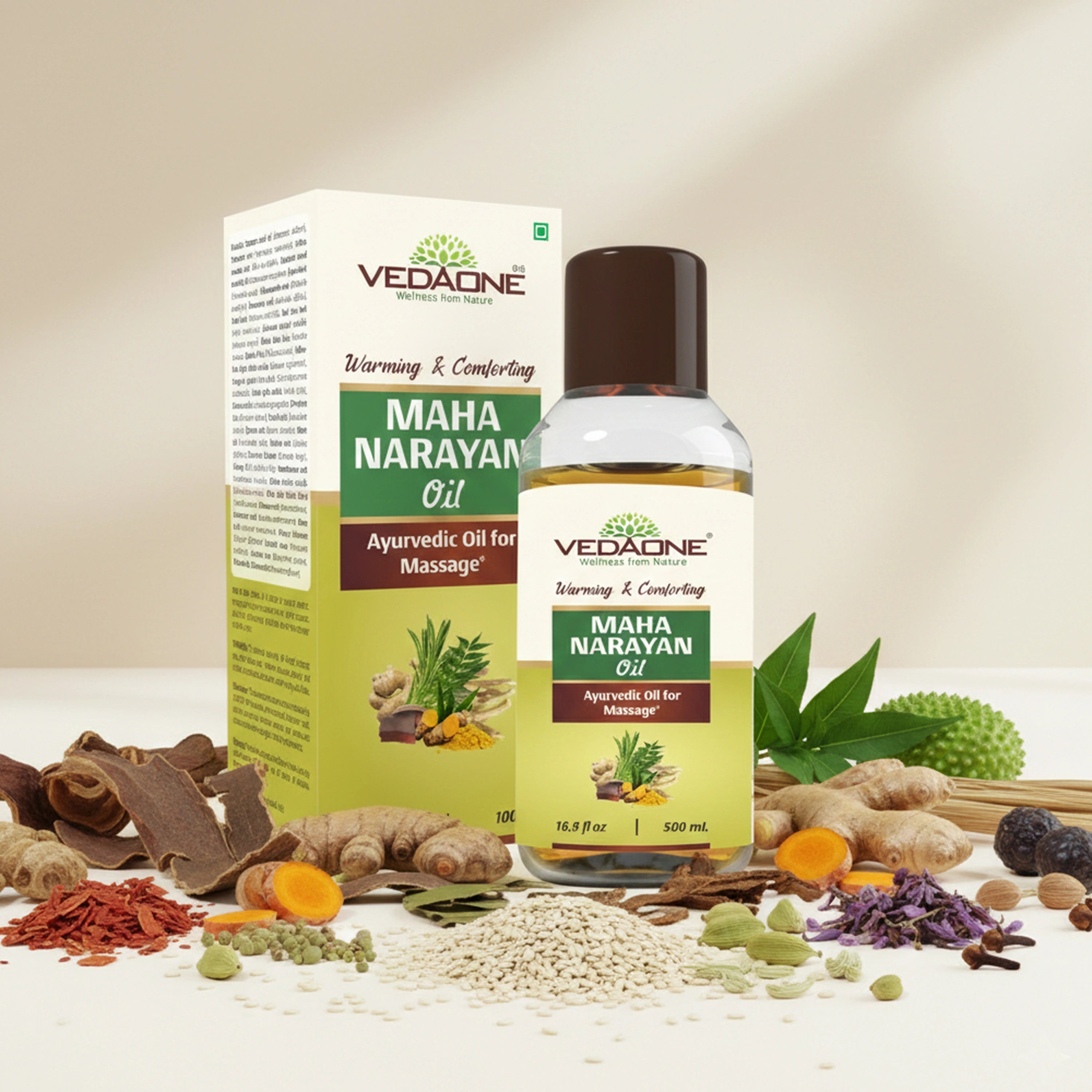Vedaone Maha Narayana Oil 100 ml | Traditional Ayurvedic Massage Oil for Joint, Muscle & Mobility Wellness