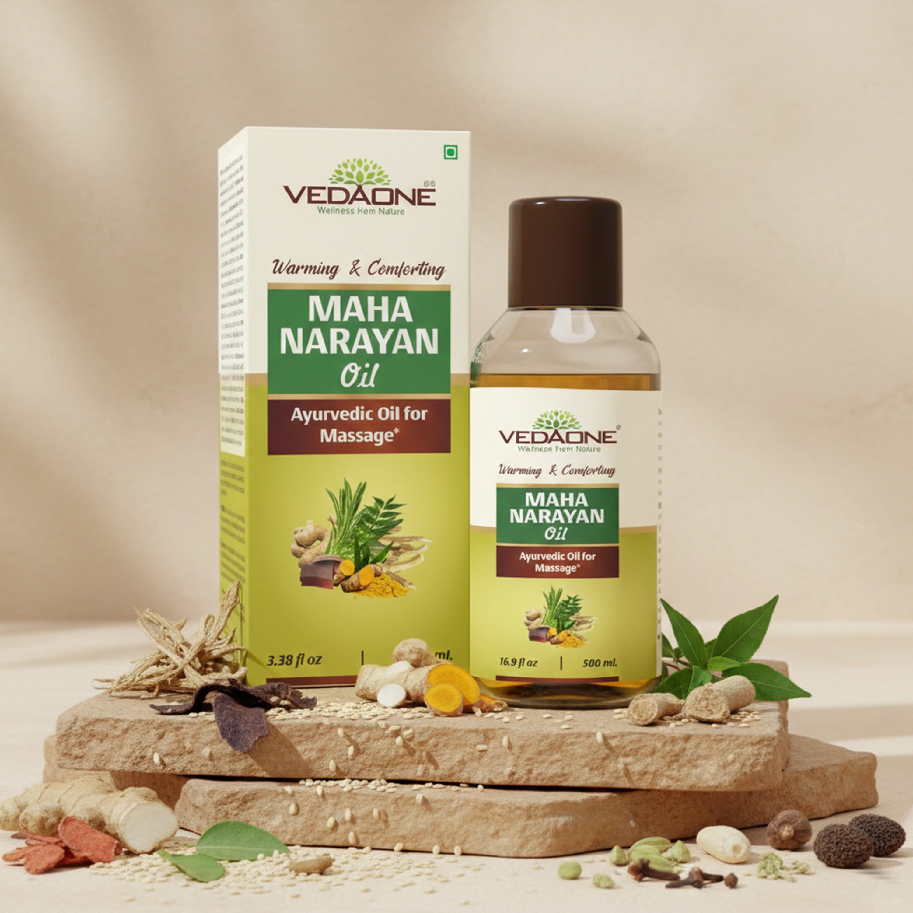 Vedaone Maha Narayana Oil 100 ml | Traditional Ayurvedic Massage Oil for Joint, Muscle & Mobility Wellness