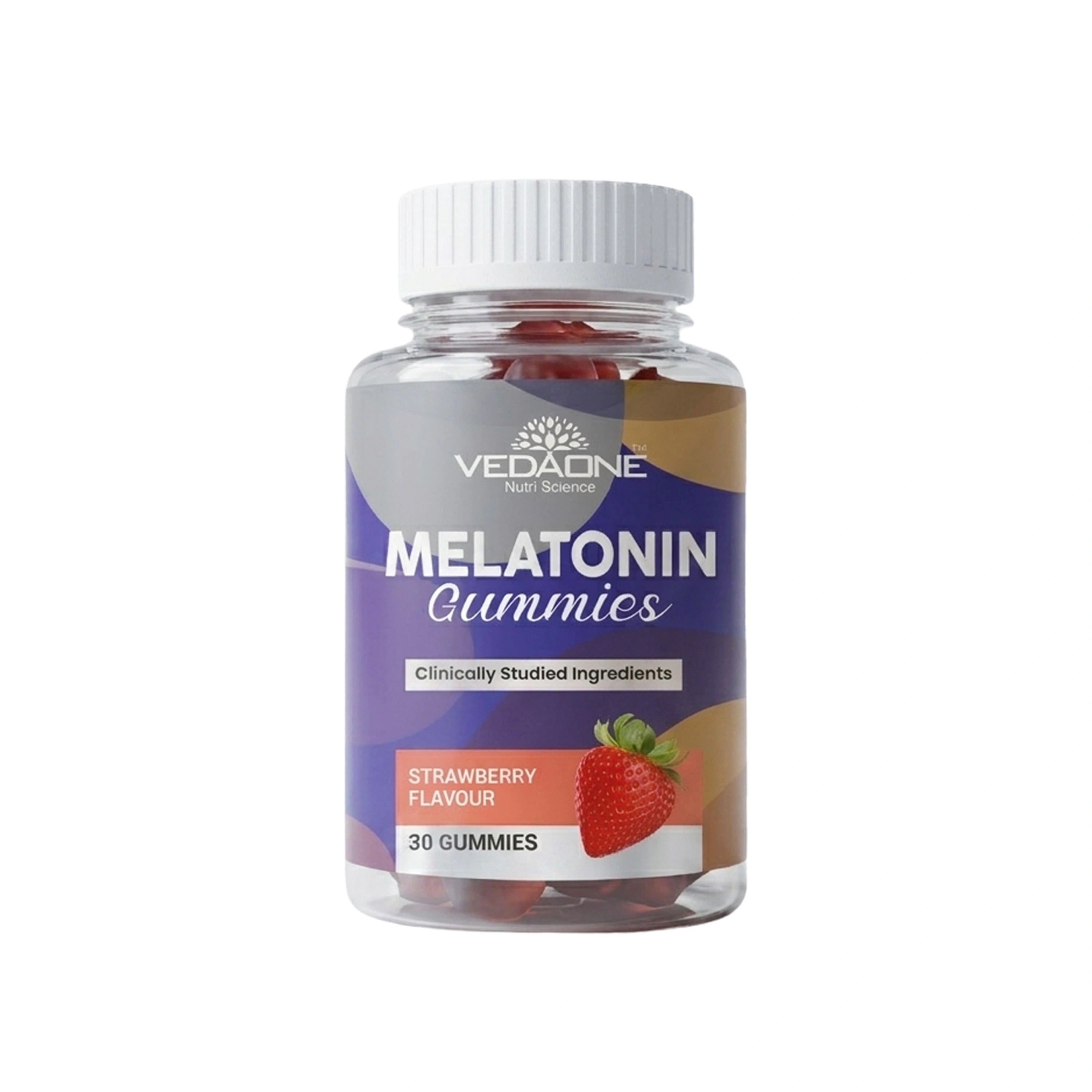 Vedaone Melatonin Gummies – 30 Gummies | Sleep Support, Relaxation & Antioxidant Care