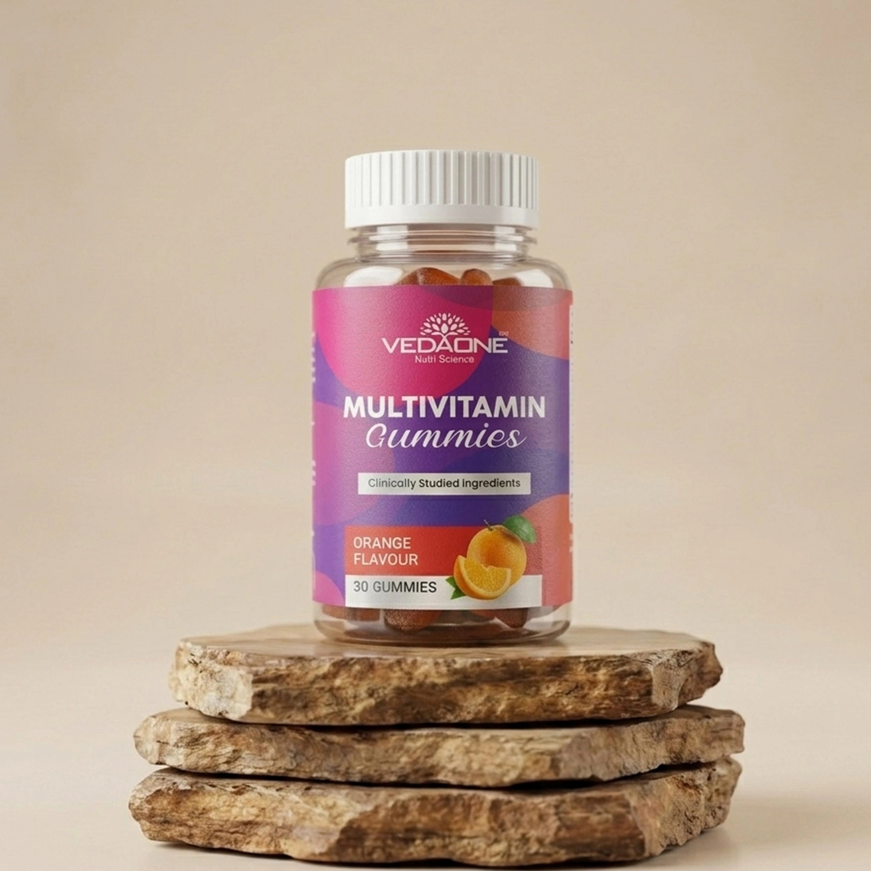 Vedaone Multivitamin Gummies – 30 Gummies | Complete Daily Nutrition, Immunity & Energy Support