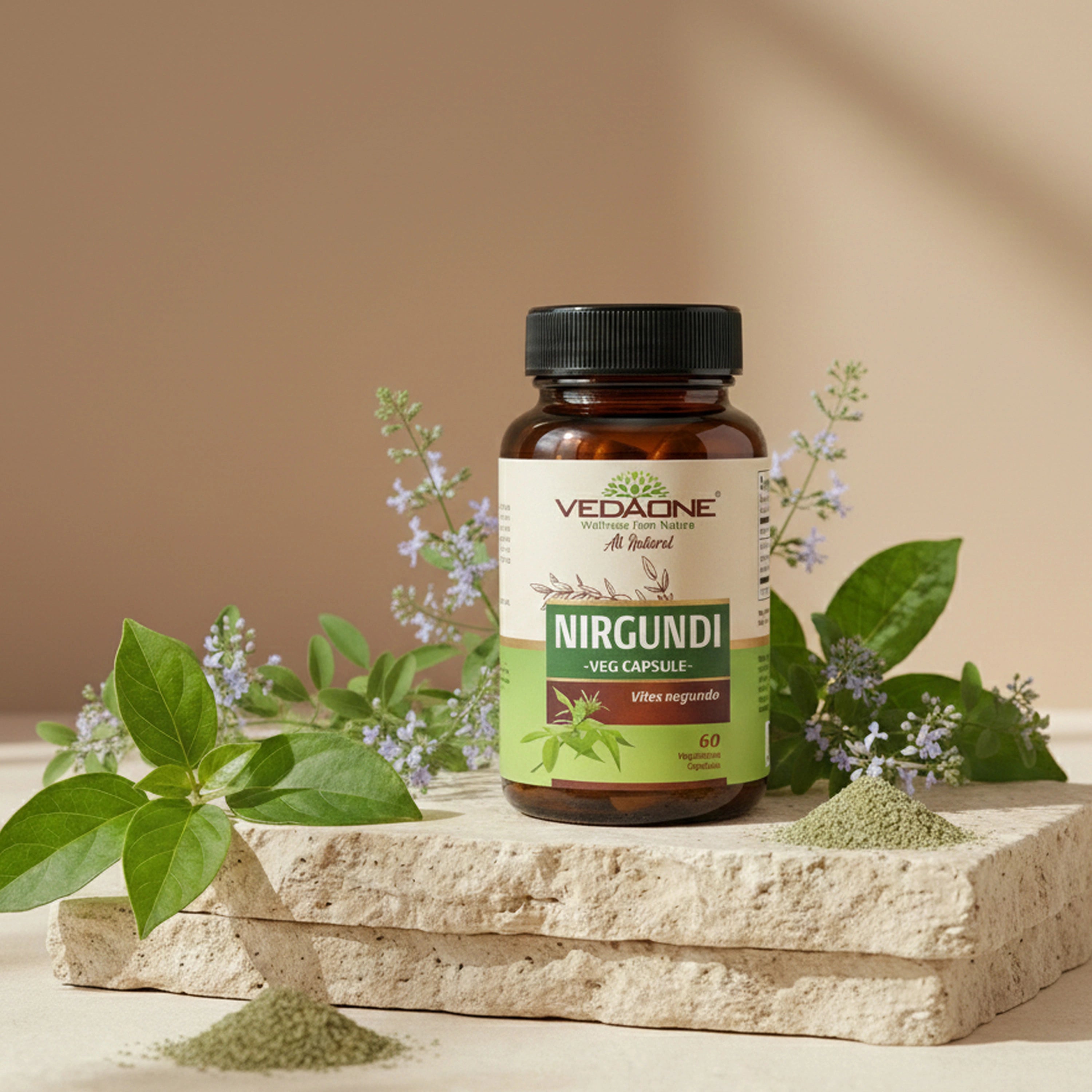 Vedaone Nirgundi Capsules 60 Capsules – Herbal Nirgundi Supplement for Daily Comfort & Wellness Support