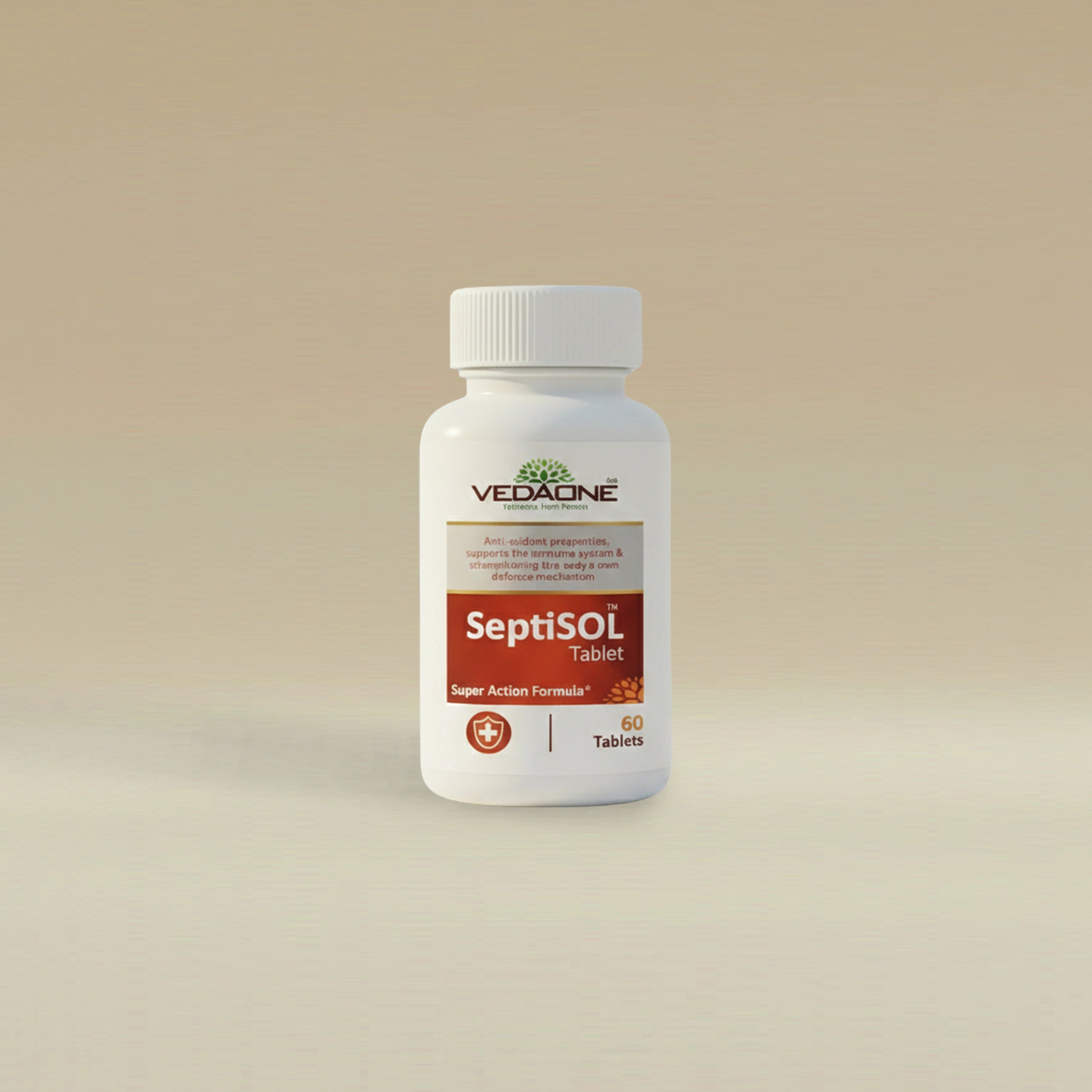 Vedaone SeptiSOL Tablets 60 Tablets | Ayurvedic Antioxidant & Immune Support Formula