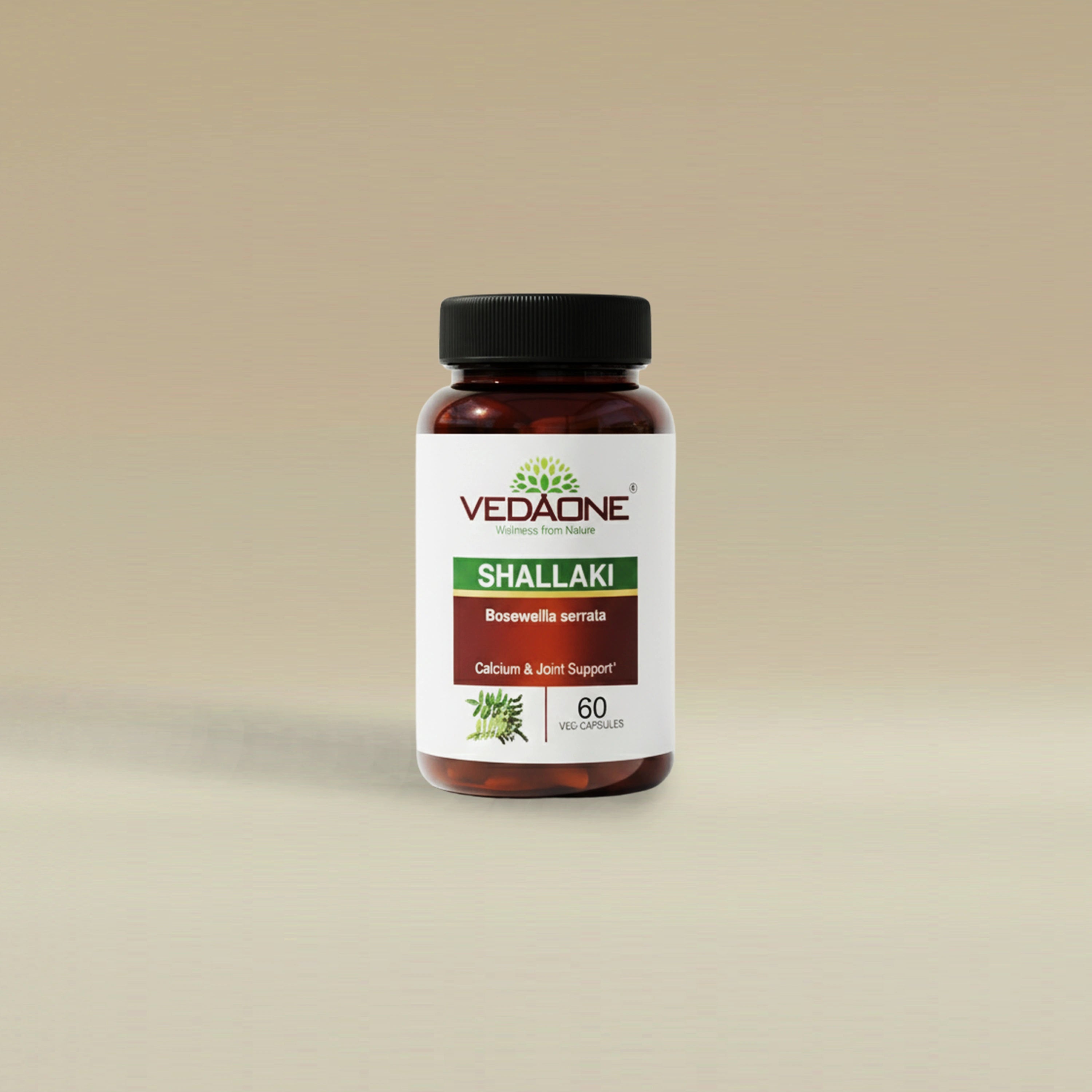 Vedaone Shallaki 60 Veg Capsules | Boswellia serrata for Joint Comfort, Mobility & Inflammation Support