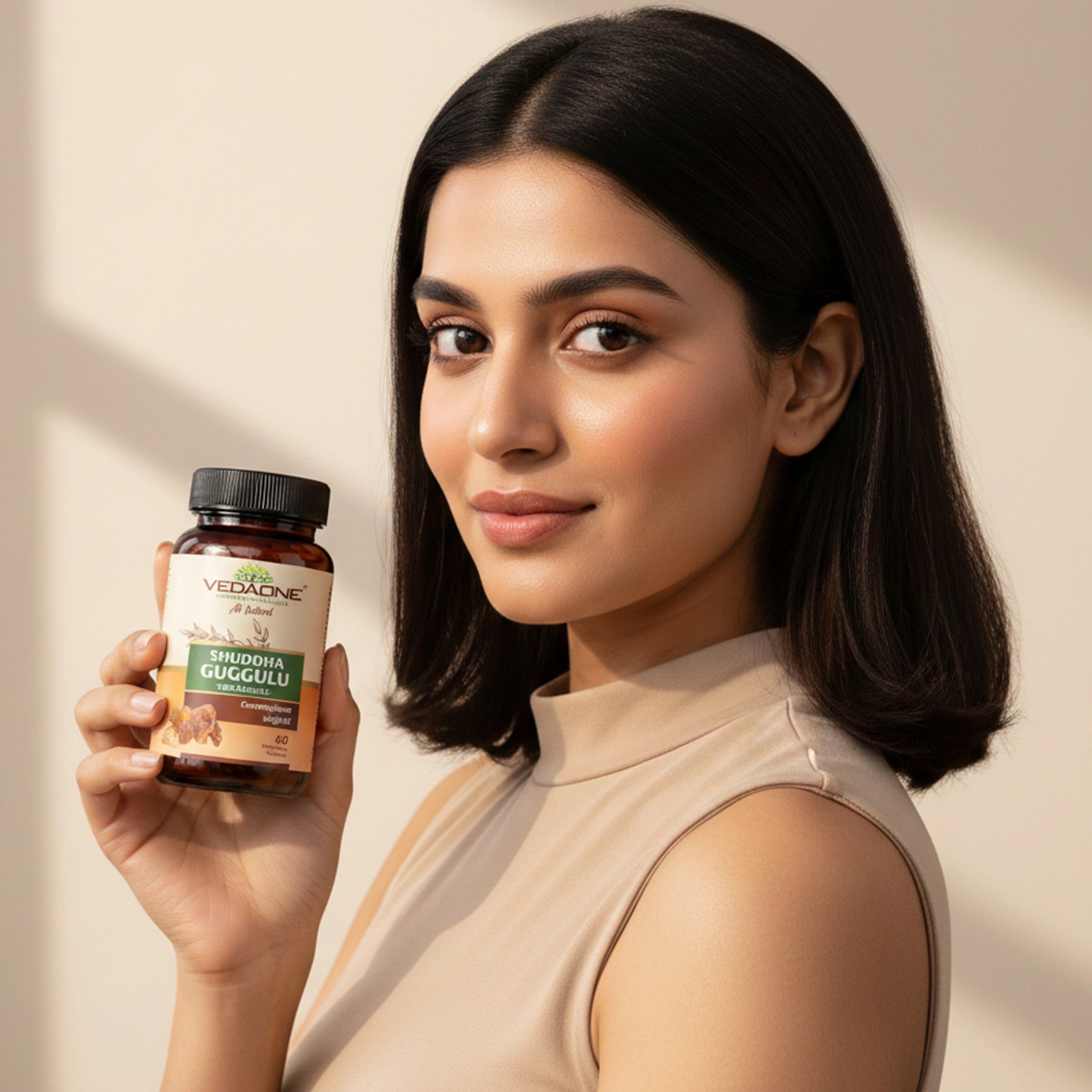 Vedaone Shuddha Guggulu Capsules 60 Capsules – Herbal Guggul Supplement for Daily Wellness & Lifestyle Balance