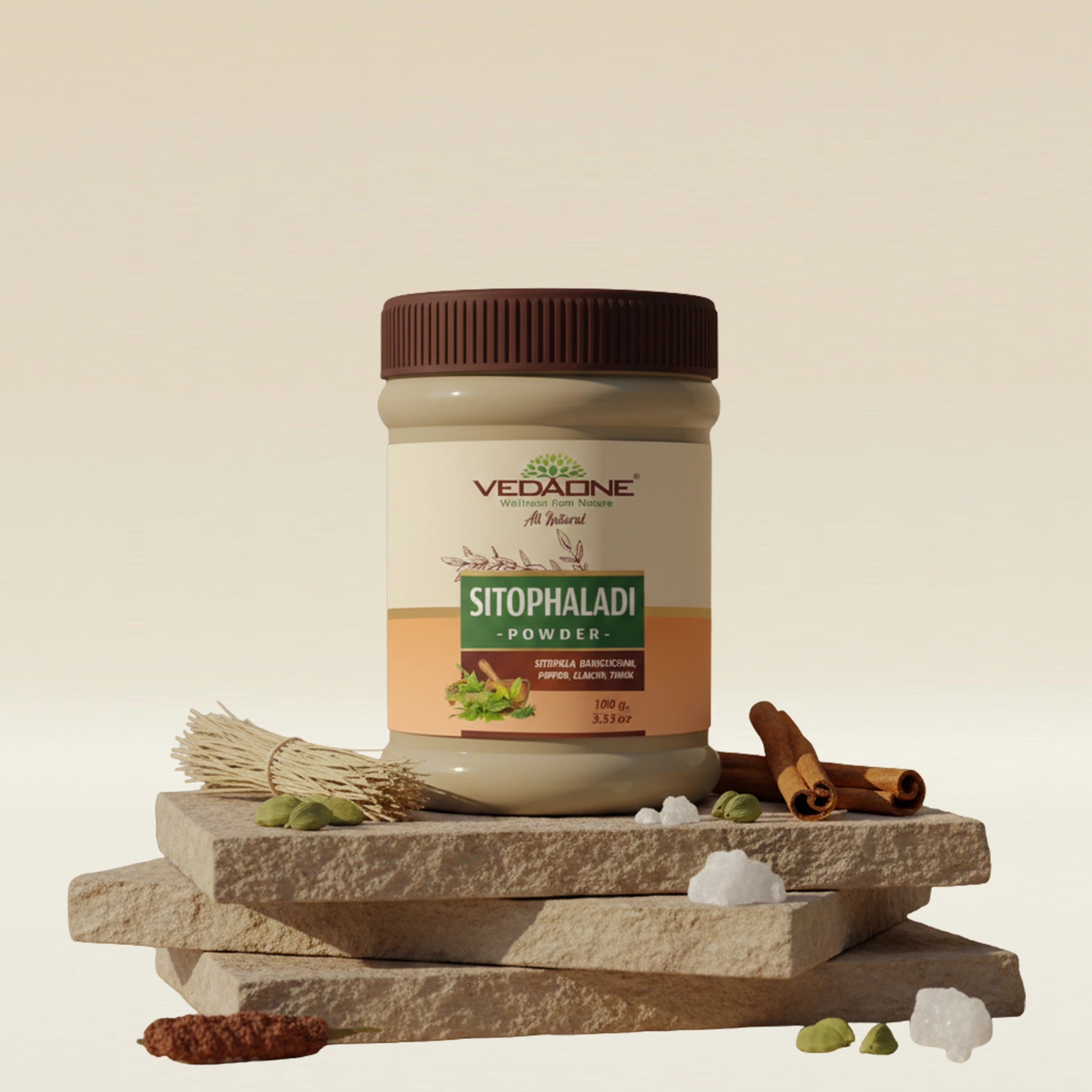 Vedaone Sitophaladi Powder 100 g | Traditional Ayurvedic Blend for Respiratory & Immune Support