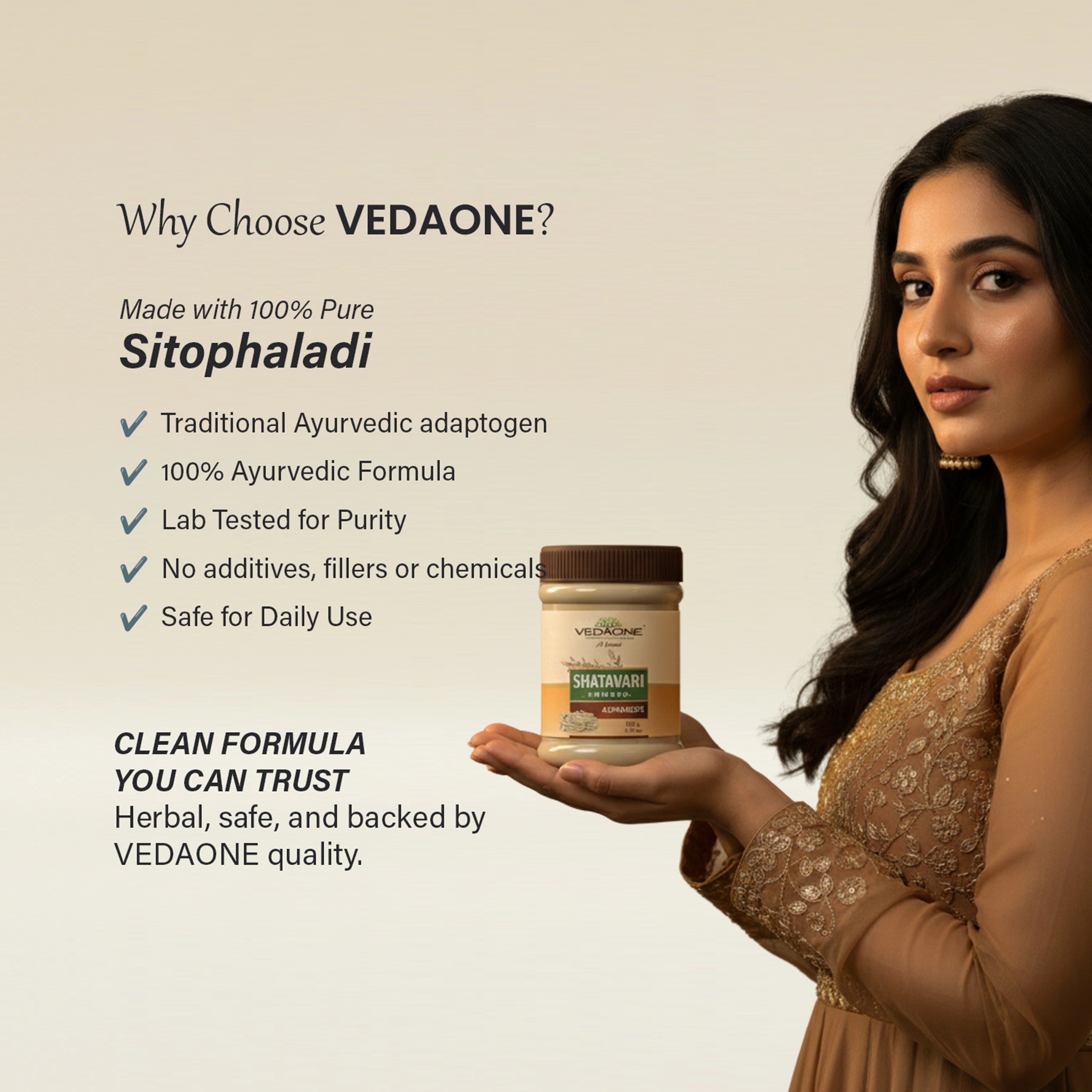 Vedaone Sitophaladi Powder 100 g | Traditional Ayurvedic Blend for Respiratory & Immune Support