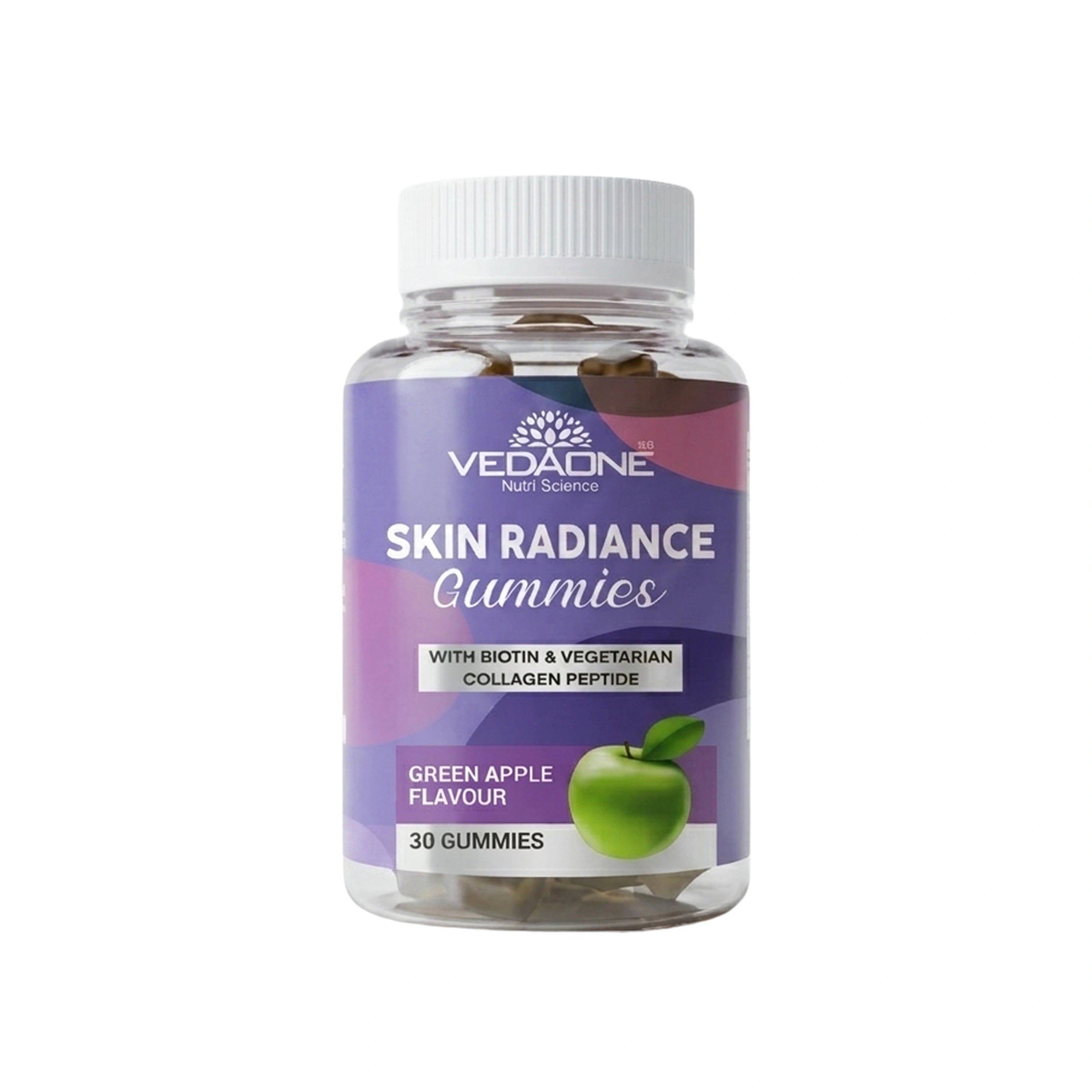 Vedaone Skin Radiance Gummies – 30 Gummies | Advanced Skin Nourishment | Glow, Elasticity & Skin Nourishment