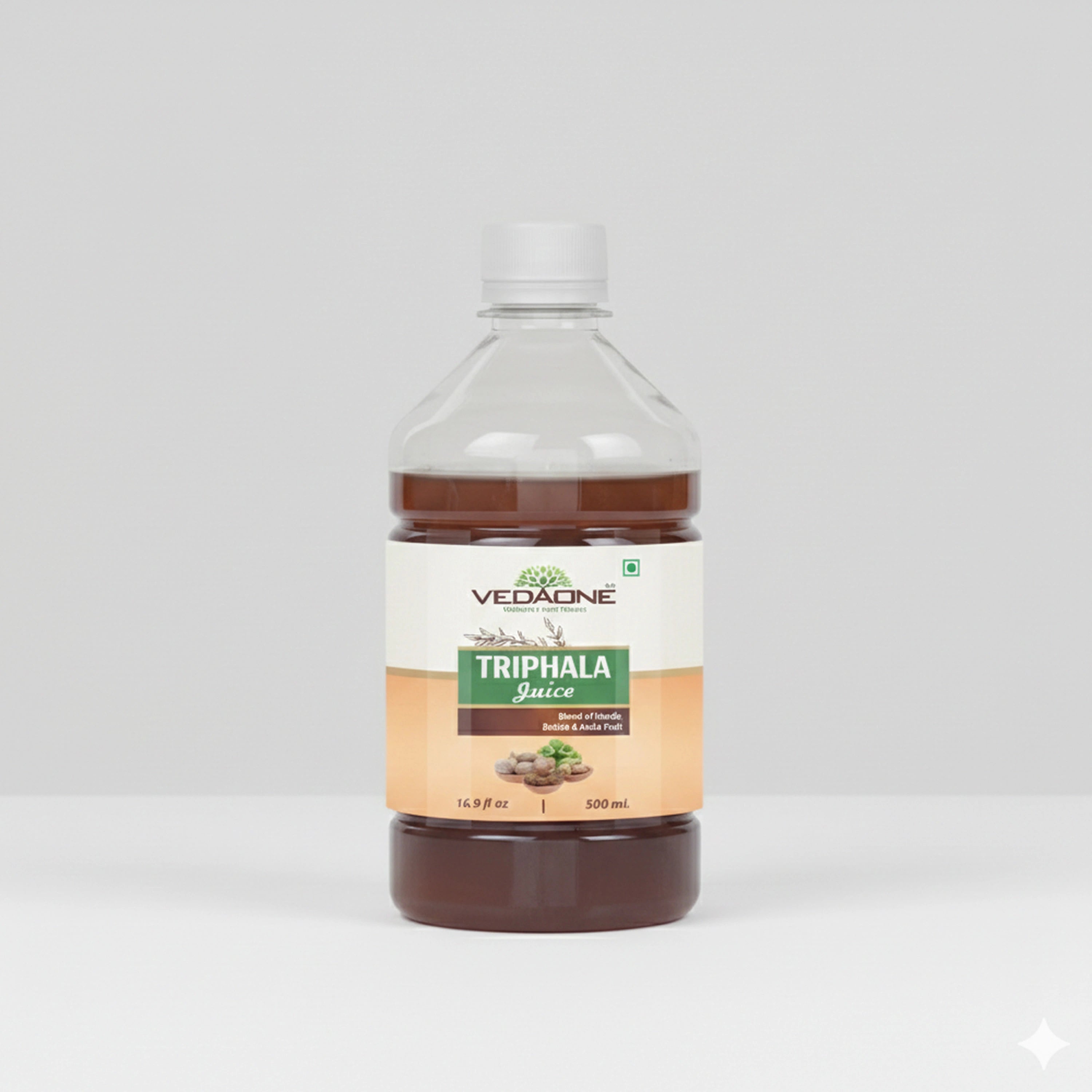 Vedaone Triphala Juice 500ml | Traditional Herbal Wellness Blend with Haritaki, Bibhitaki & Amla