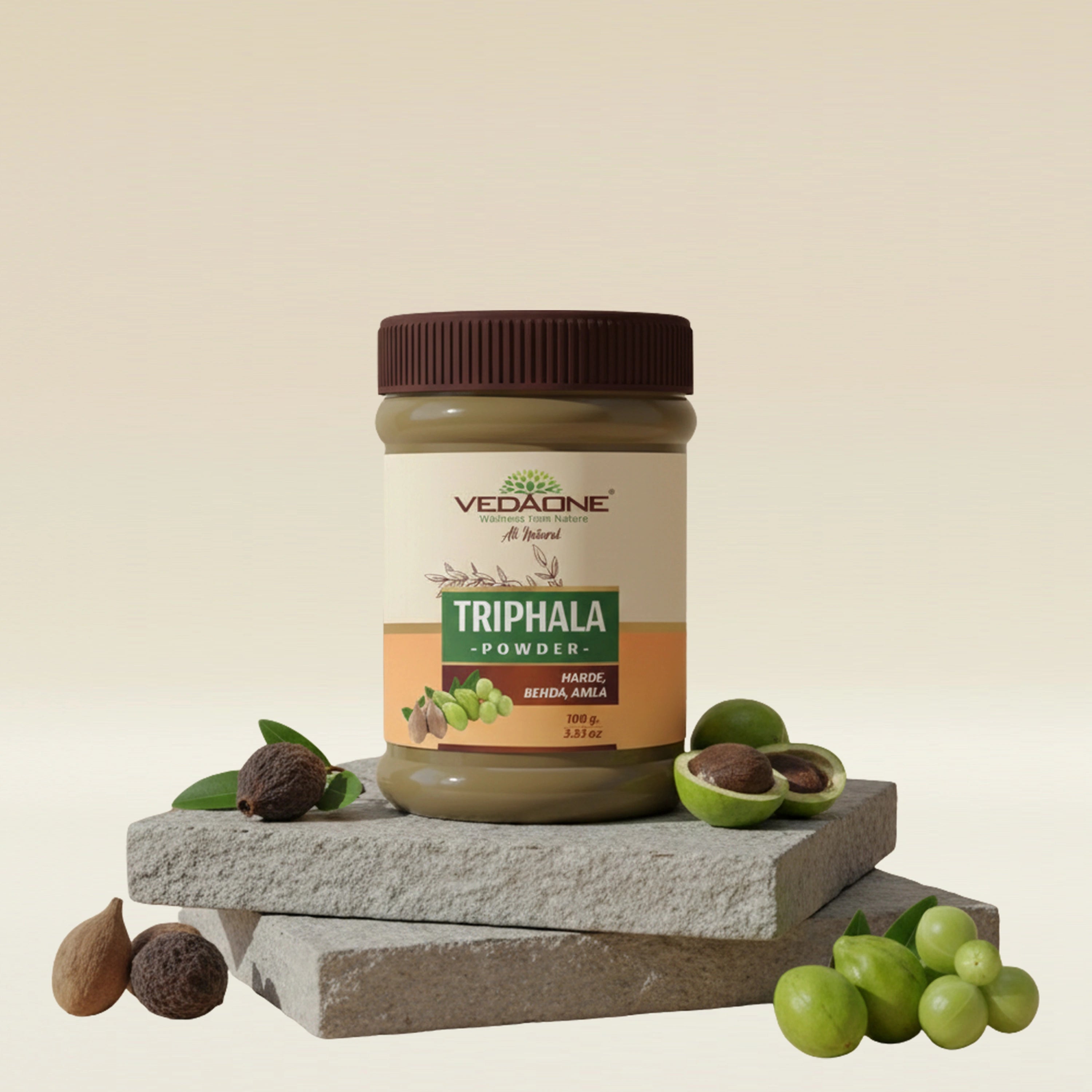 Vedaone Triphala Powder 100 g | Traditional Ayurvedic Blend for Digestive, Detox & Gut Wellness