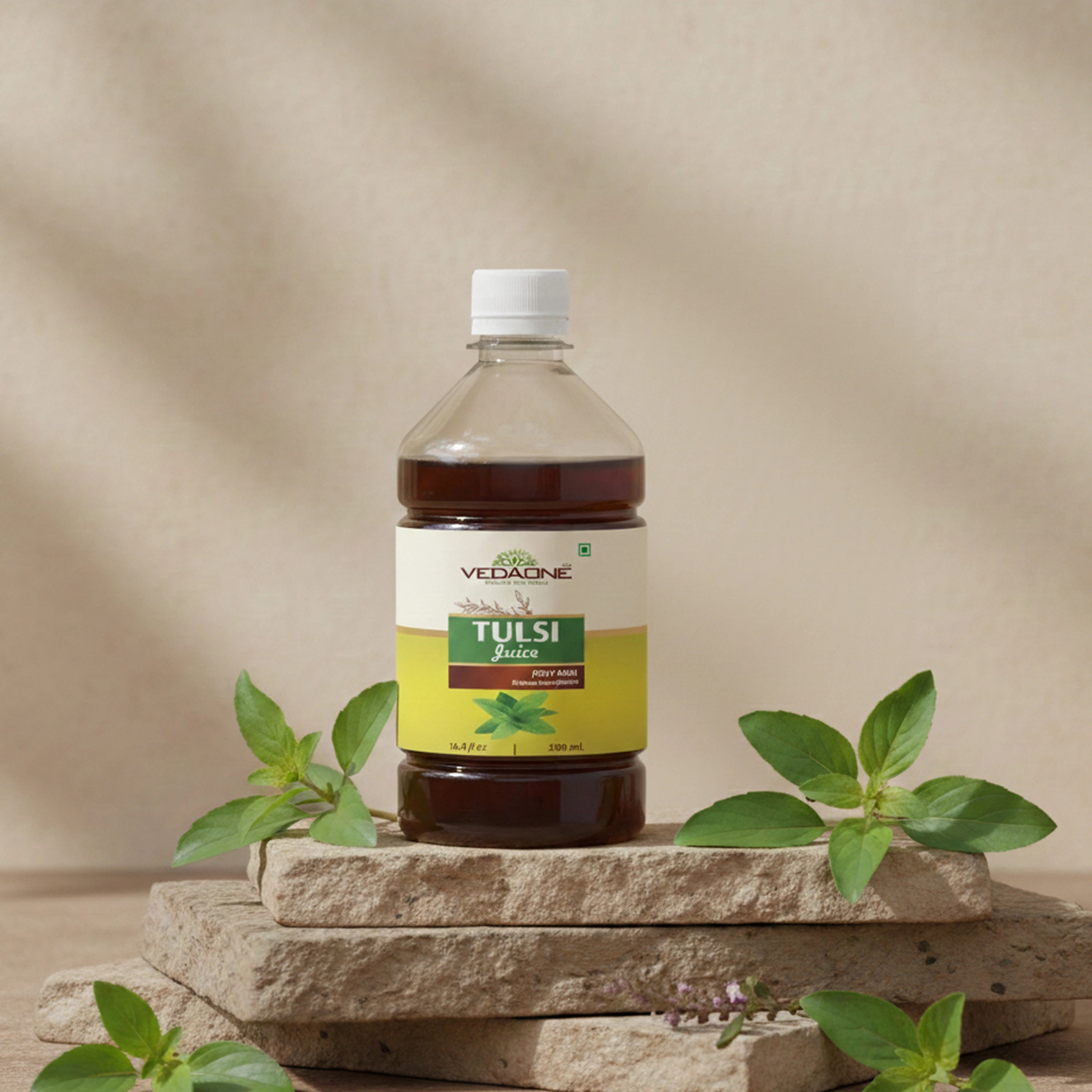 Vedaone Tulsi Juice 500ml | Pure Herbal Wellness Drink with Tulsi