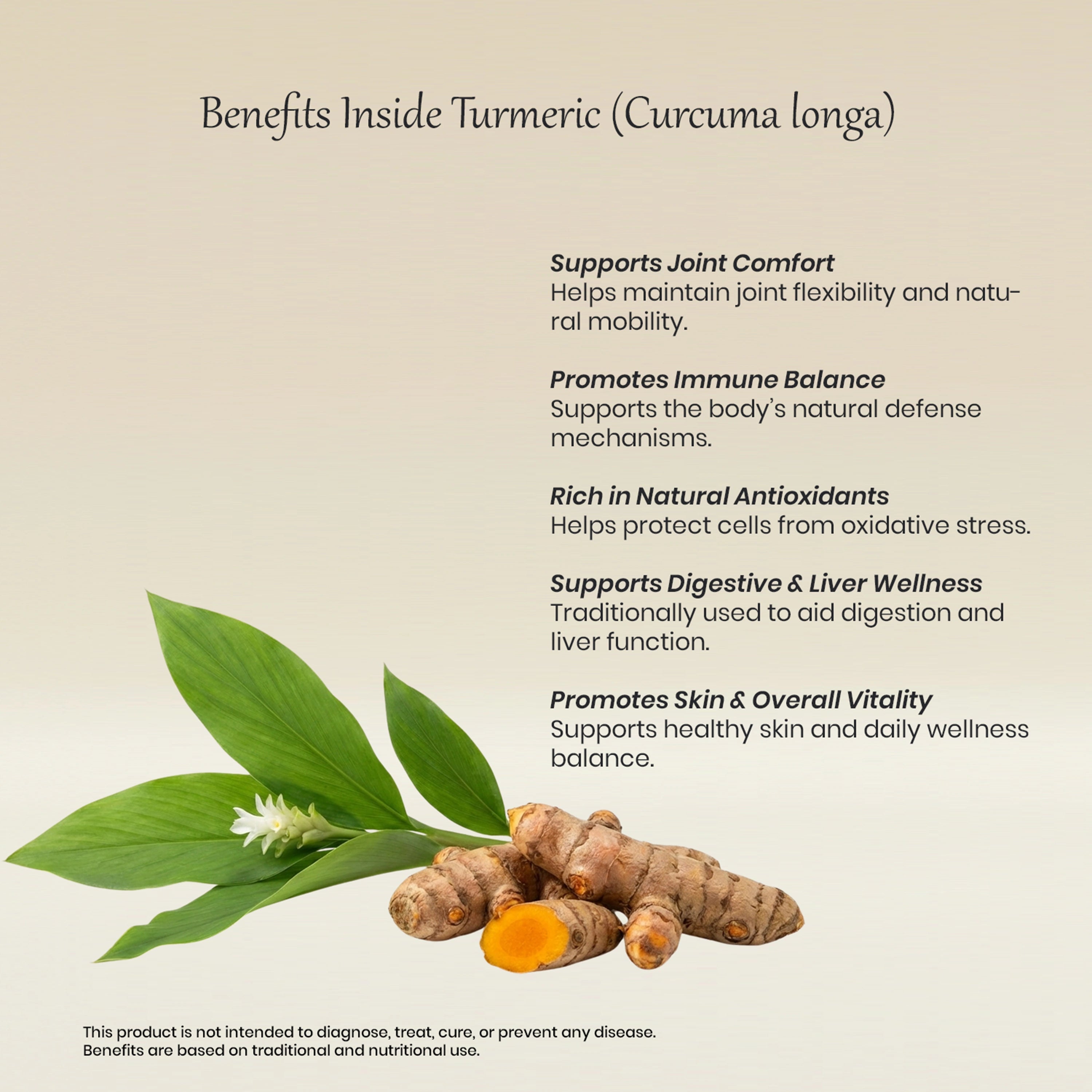 Vedaone Turmeric Powder 100 g | Curcuma longa for Joint, Immunity & Daily Wellness Support