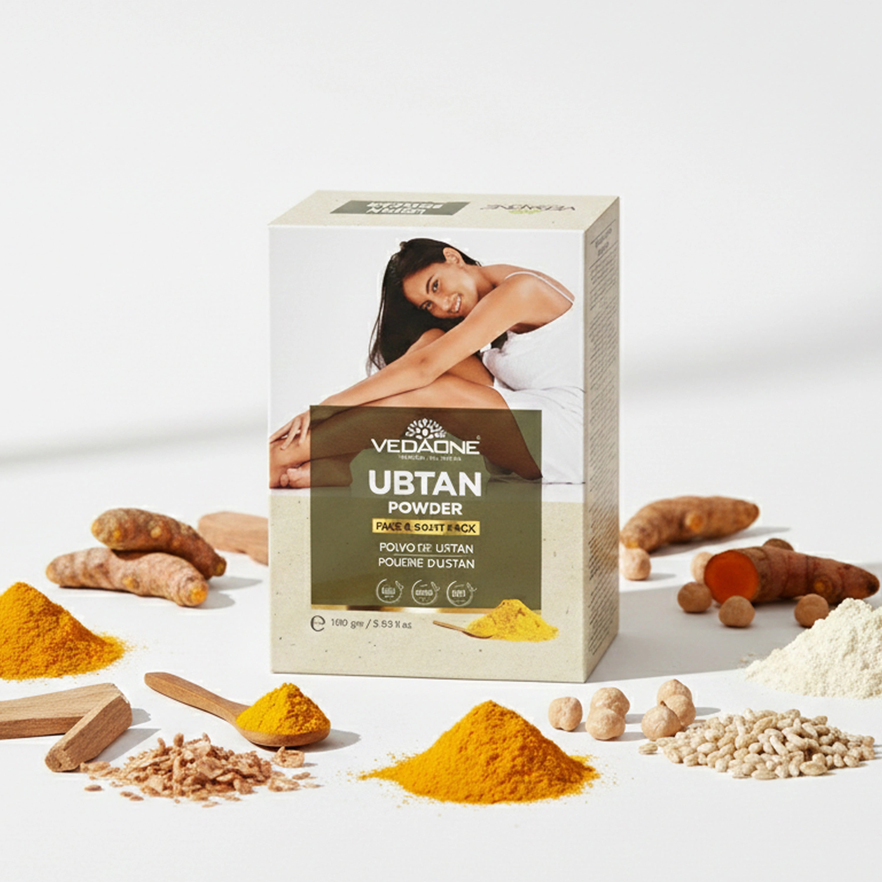 Vedaone Ubtan Powder Face & Body Pack – 100 g | Traditional Glow & Skin Cleansing Care