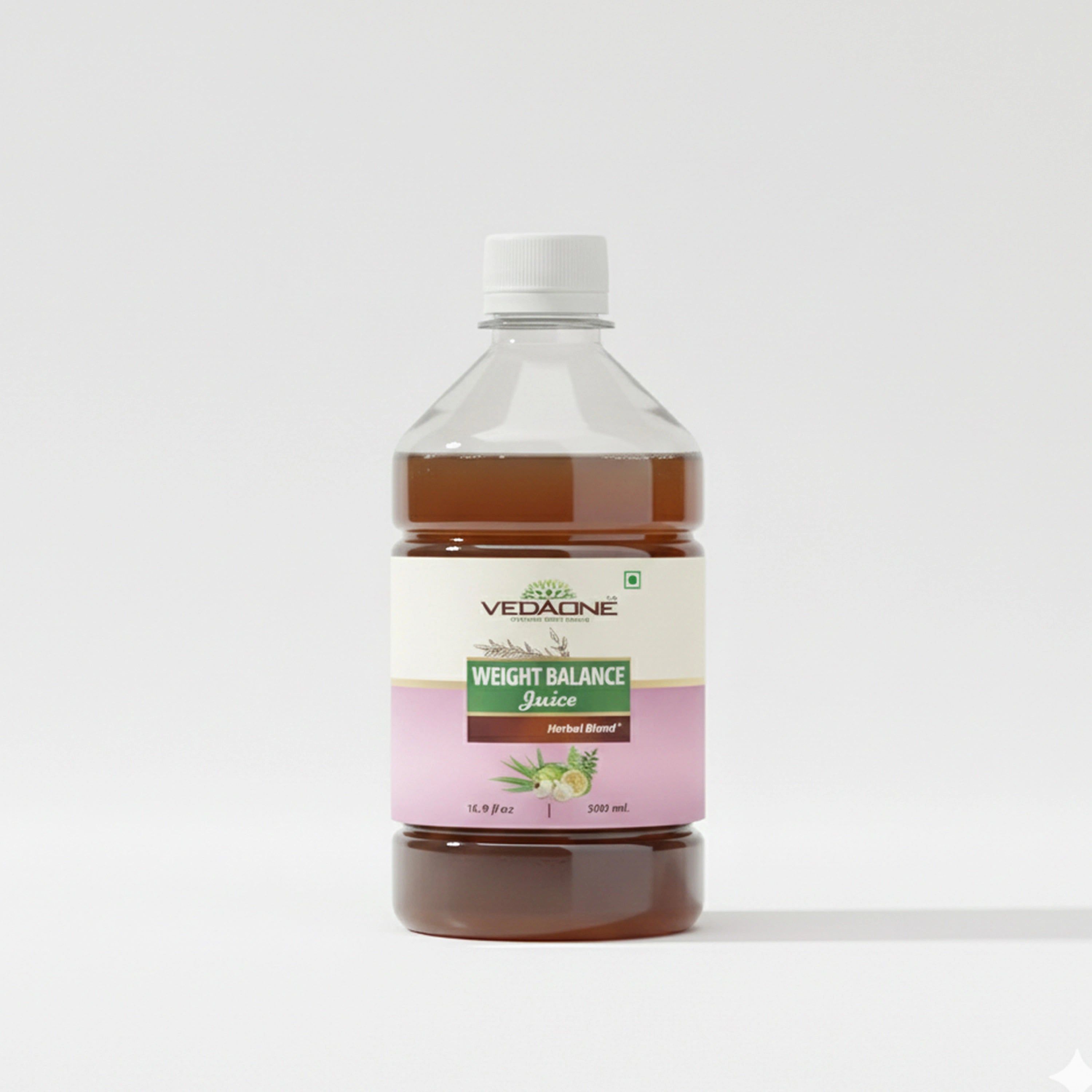 Vedaone Weight Balance Juice 500ml | Herbal Wellness Blend with Aloe Vera, Green Tea, Guggulu & Garcinia